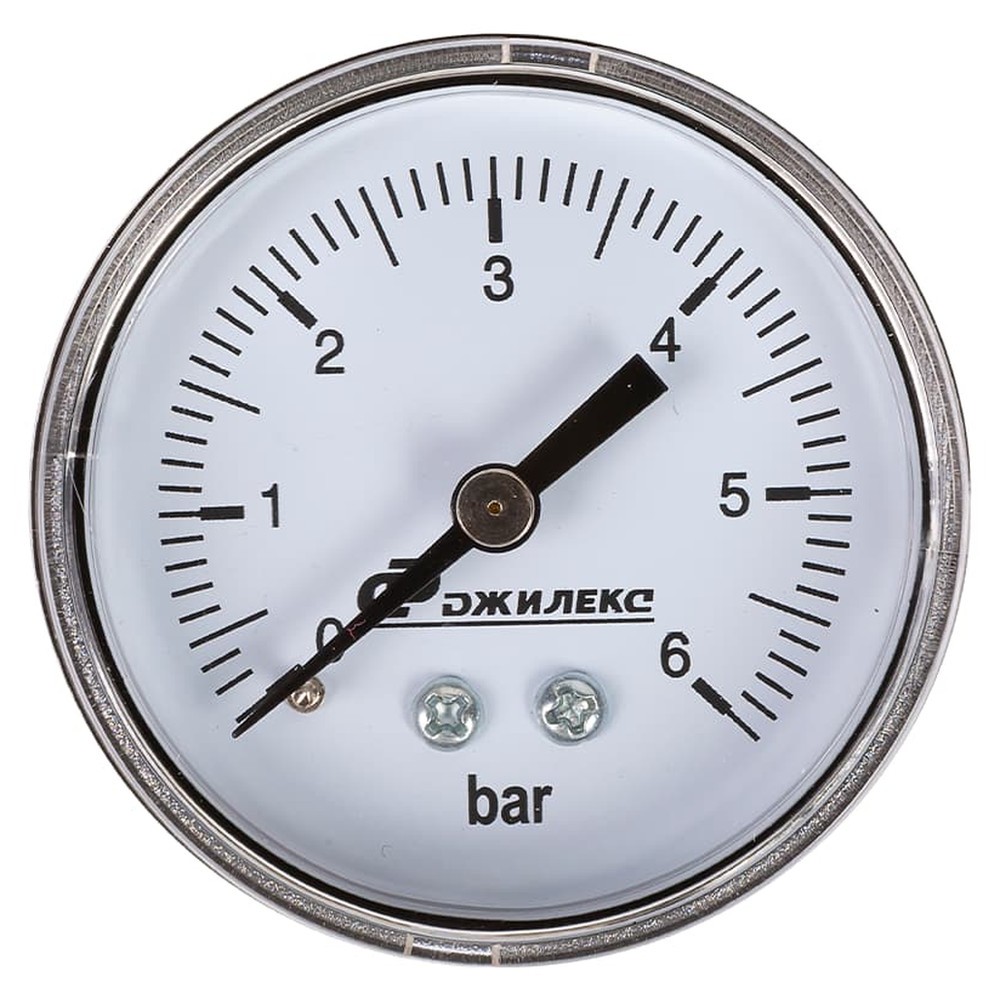 Манометр аксиальный ДЖИЛЕКС MDA 50/6 6 бар 50 мм 1/4 9003