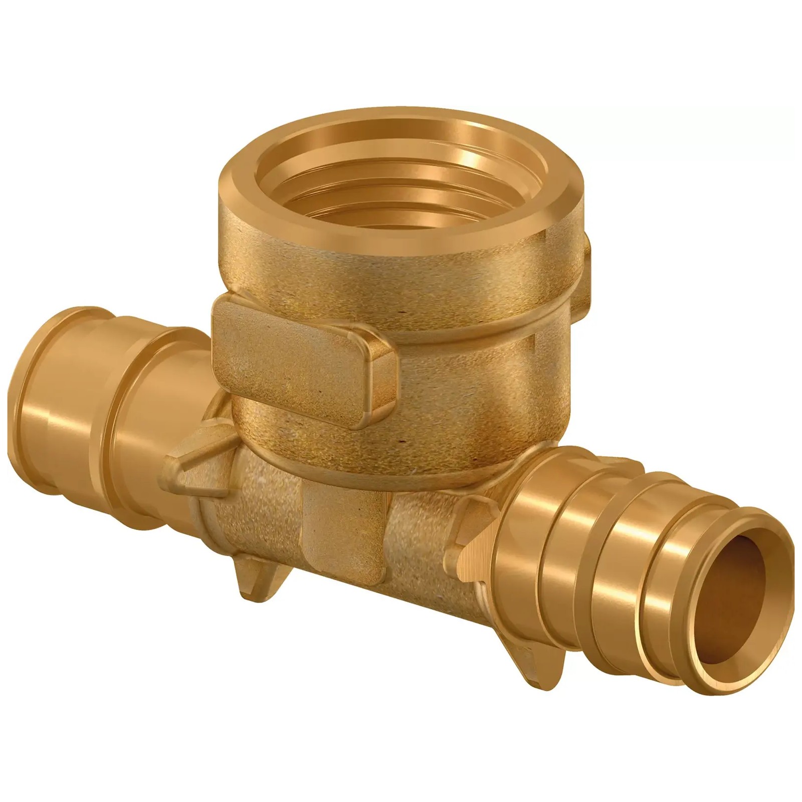 Тройник Uponor Q&E латунь равнопроходный 16-16-16 1023017