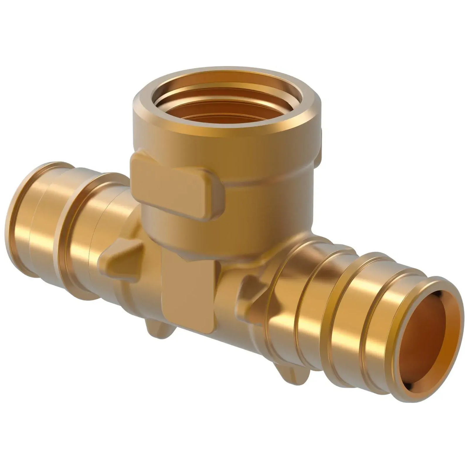 Тройник Uponor Q&E латунь равнопроходный 20-20-20 1023018