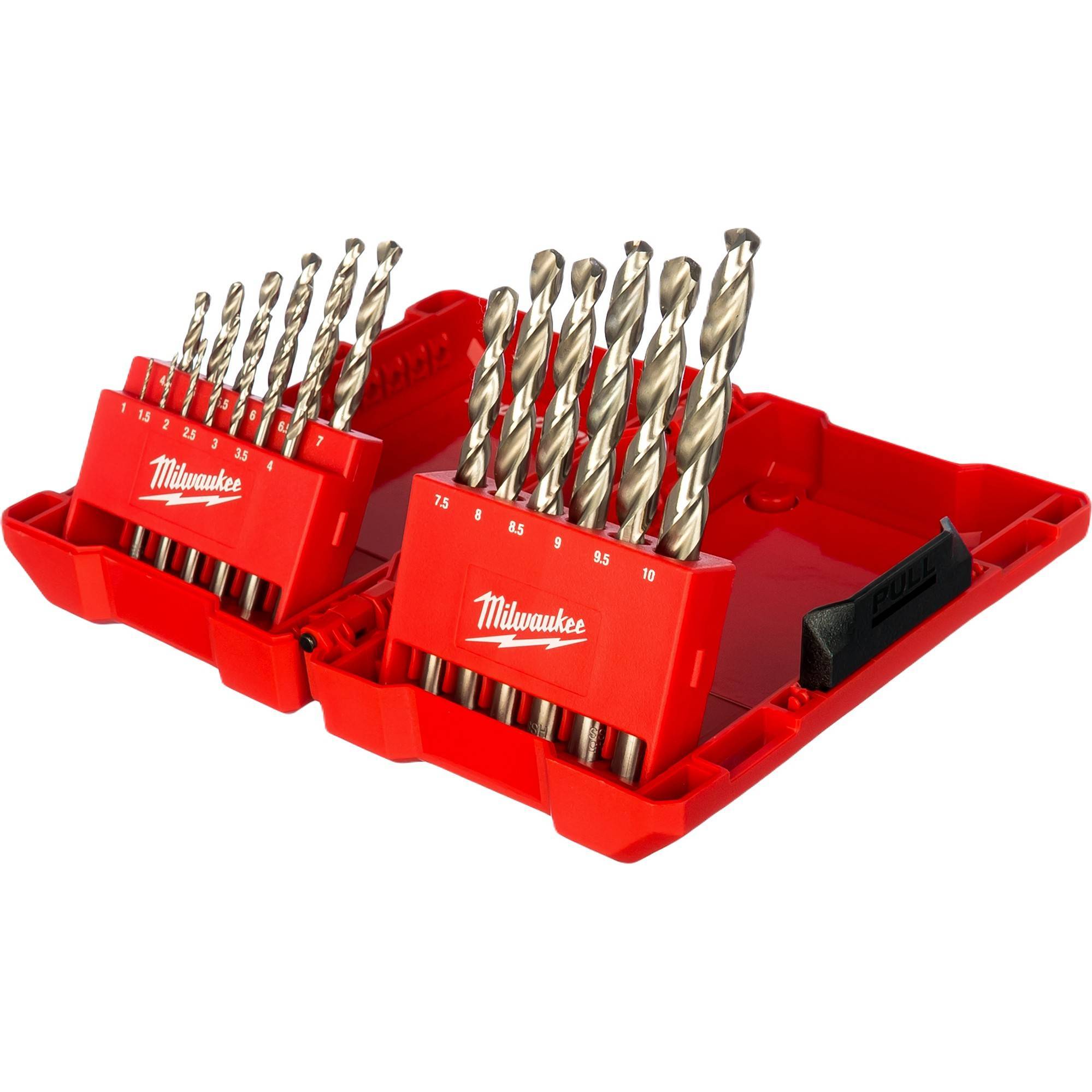 Набор сверл по металлу Milwaukee THUNDERWEB HSS-G 1-10 мм (19 шт.) 4932352374