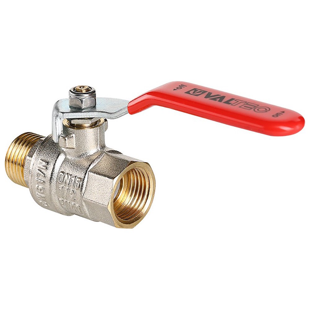 Кран шаровый VALTEC Base 1/2 ВН ручка рычаг уп 16 шт VT.215.N.04