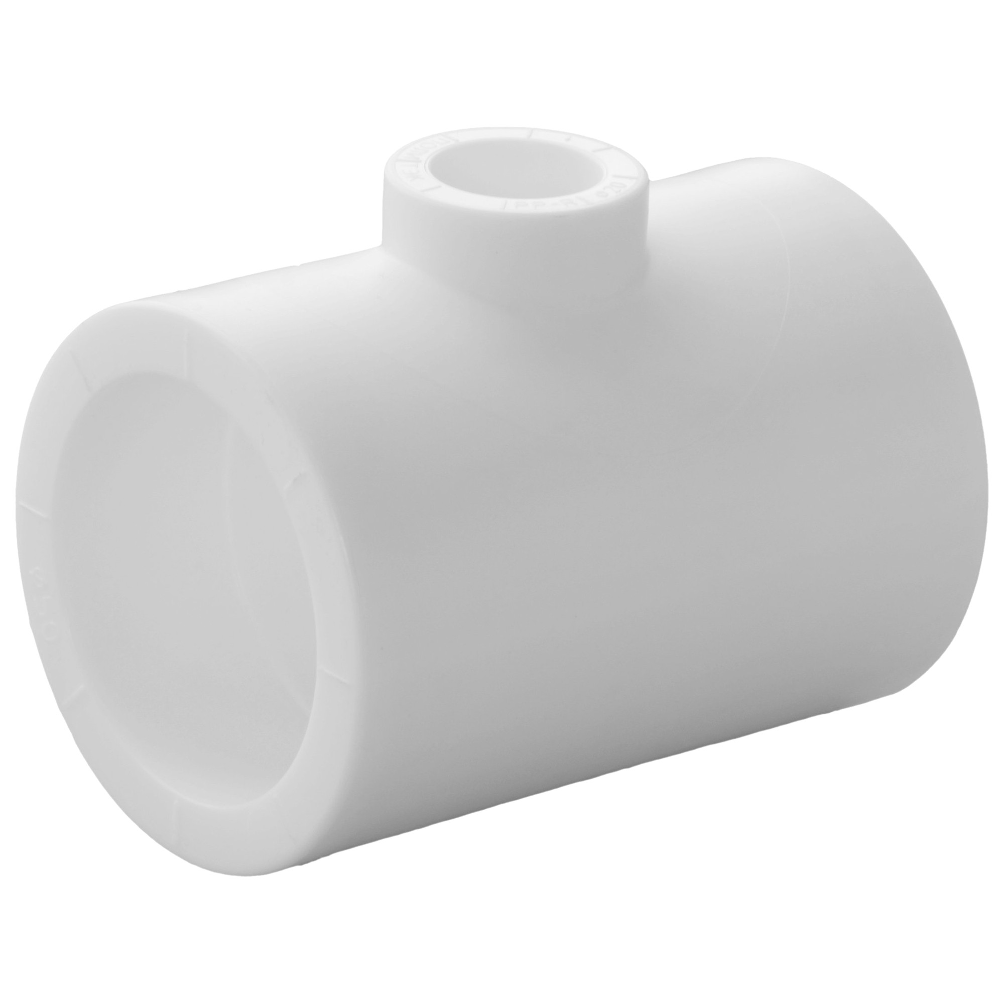 Тройник переходной полипропиленовый Политэк 63х50х63 мм белый 1655003