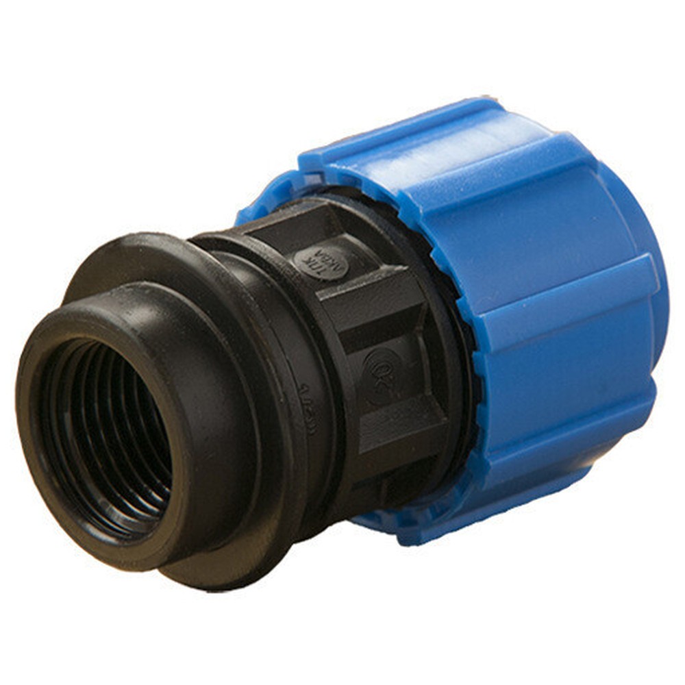 Муфта компрессионная ПНД ТПК-АКВА 63 мм х 1 1/4 ВР 1672215