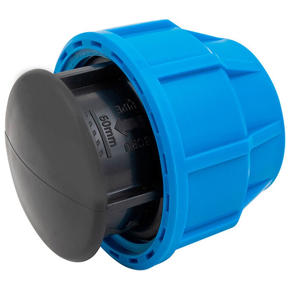 Заглушка ПНД компрессионная Политэк 90 мм 1652433