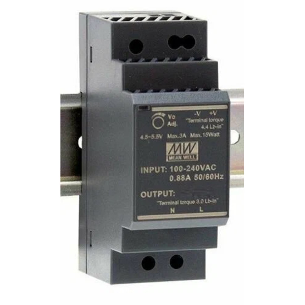 Блок питания на DIN-рейку Mean Well HDR-30-24 24В 1.5А 36Вт HDR-30-24