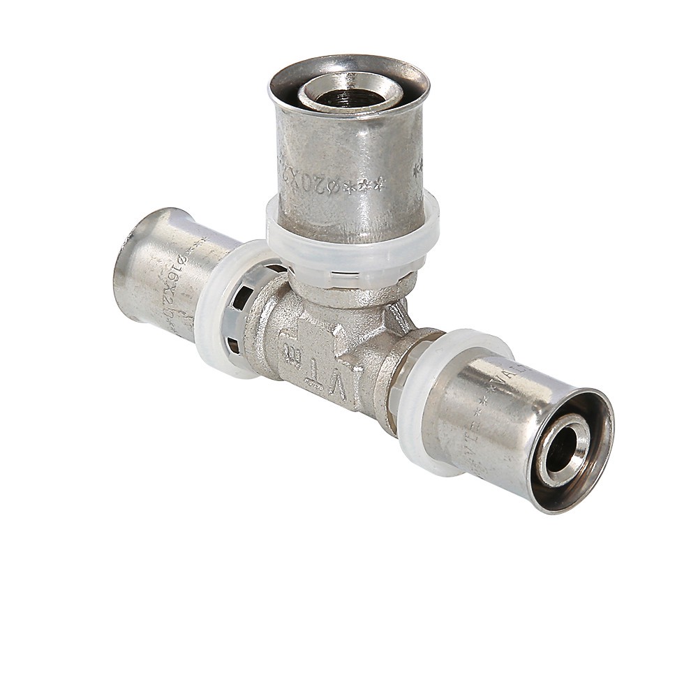 Тройник пресс VALTEC 26х16х20 мм VTm.231.N.261620