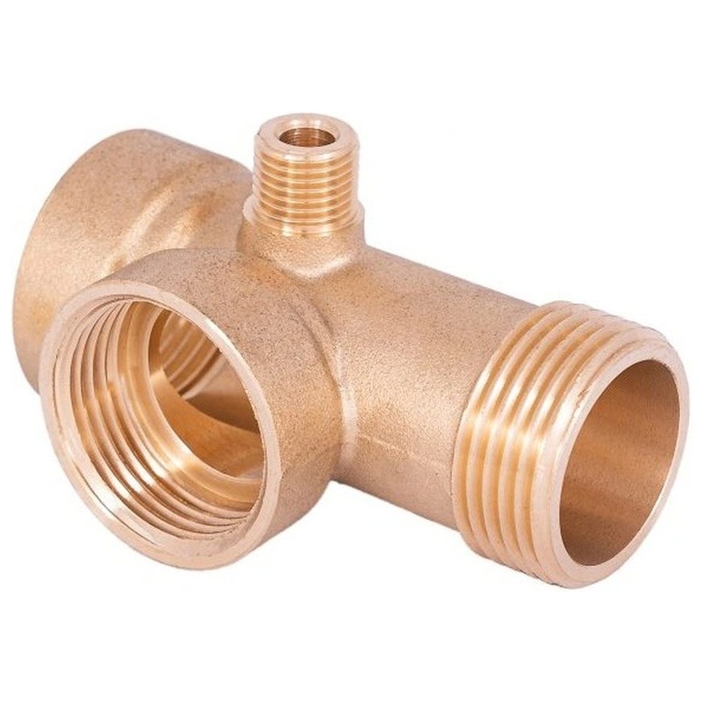 Штуцер 4-ходовой Belamos 1 латунный 4WAY