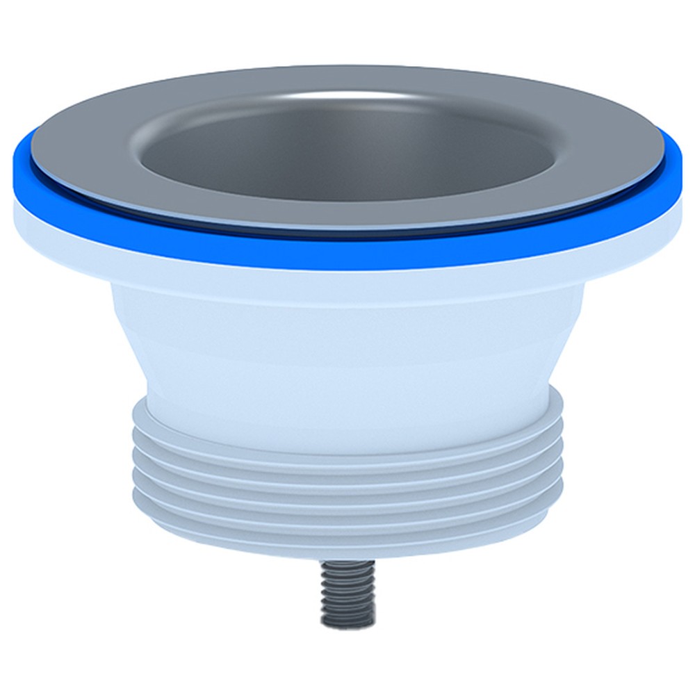 Выпуск АНИ пласт M100 1 1/2 с нержавеющей решеткой 70 мм M100