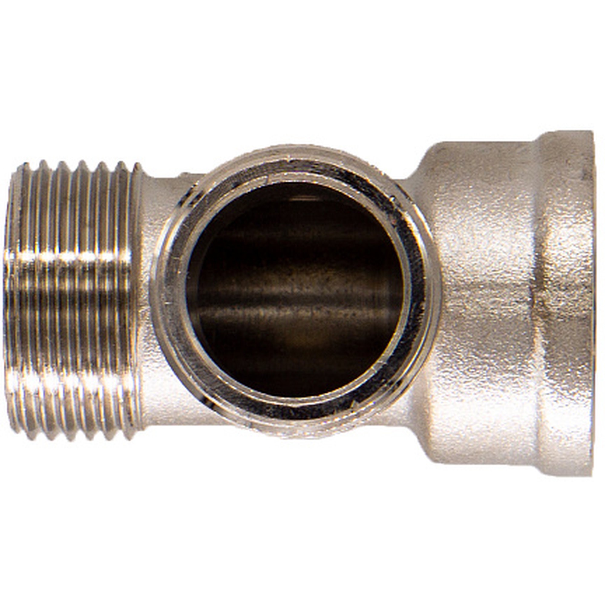 Тройник латунный СТМ 3/4 ВНН никелированный 1229491