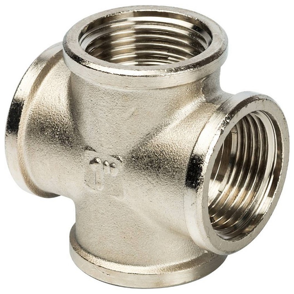 Крестовина латунная STOUT никелированная ВВ 1 SFT-0031-000001