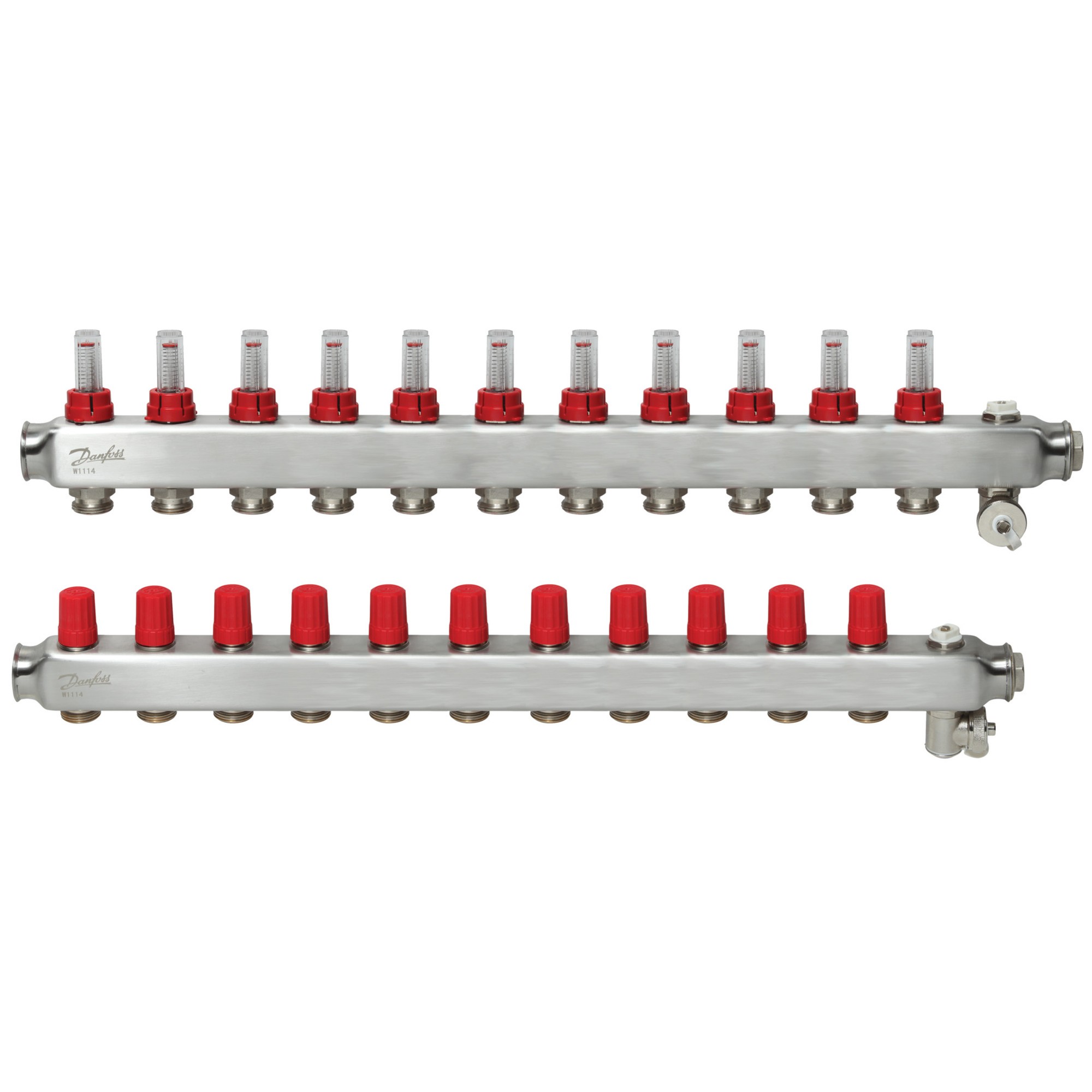 Коллекторная группа с расходомерами Danfoss SSM-11F 1 x 3/4 11 выходов 088U0761