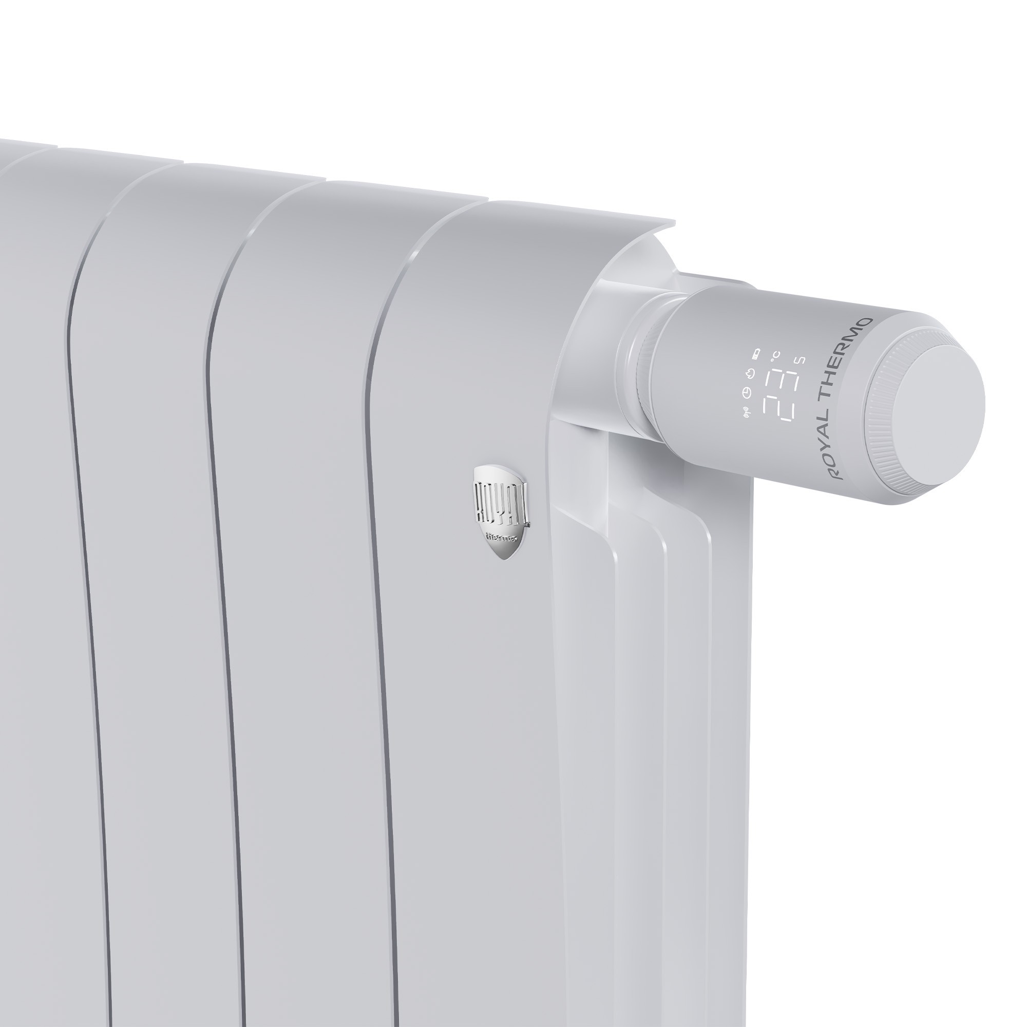 Термостат радиаторный электронный Royal Thermo Smart Heat 2.0 белый НС-1735430