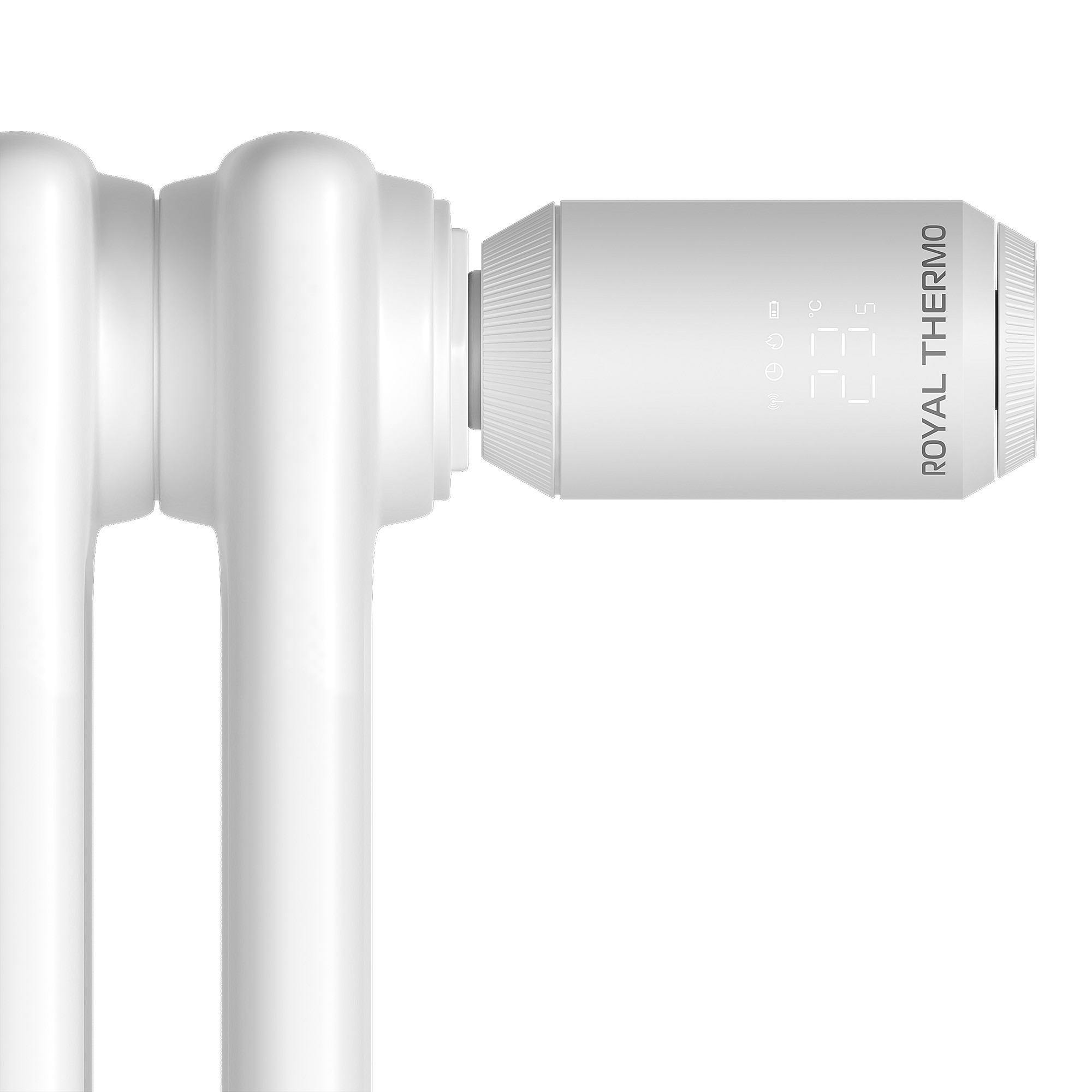 Термостат радиаторный электронный Royal Thermo Smart Heat 2.0 белый НС-1735430