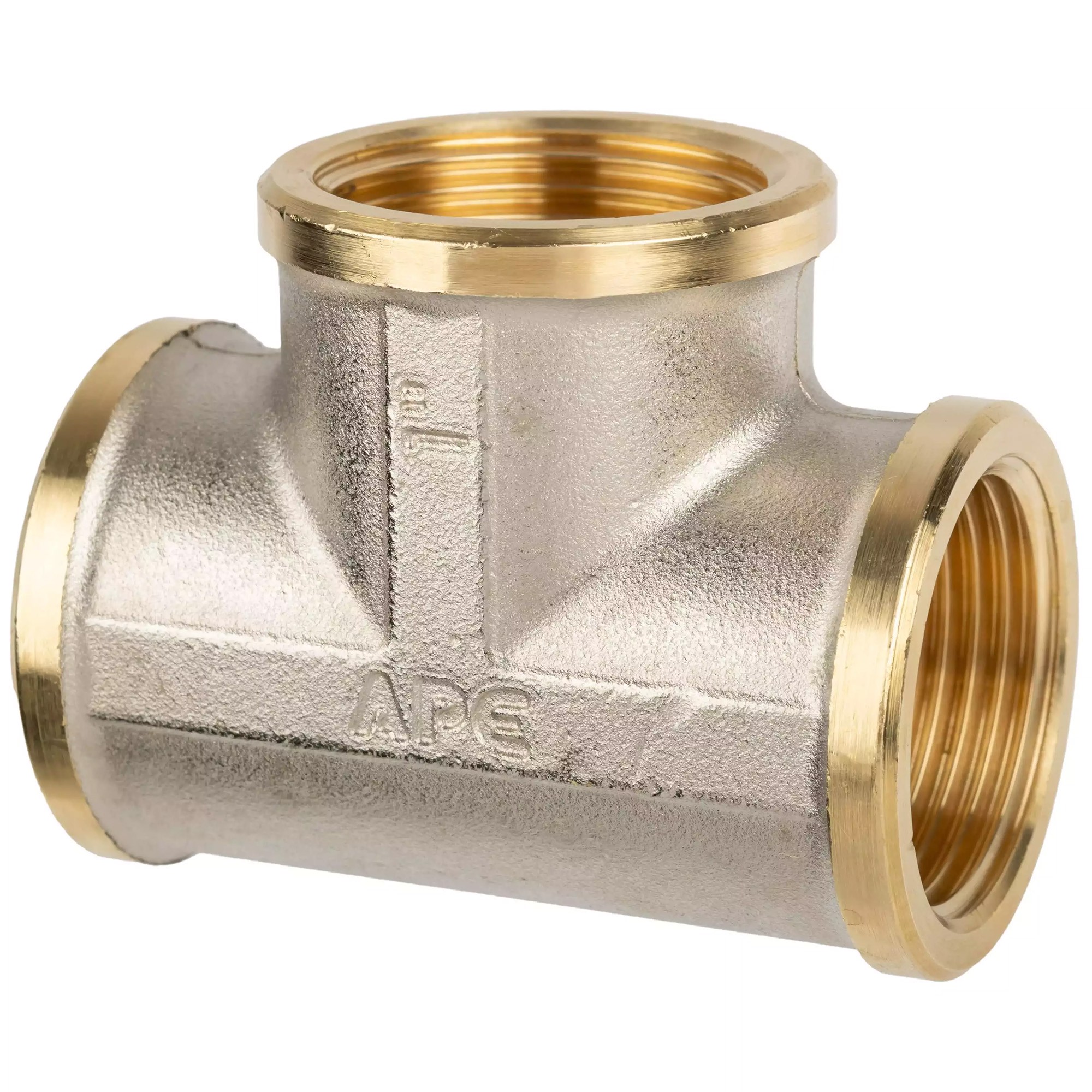 Тройник латунный Usystems 1 1/4 ВР 1774056
