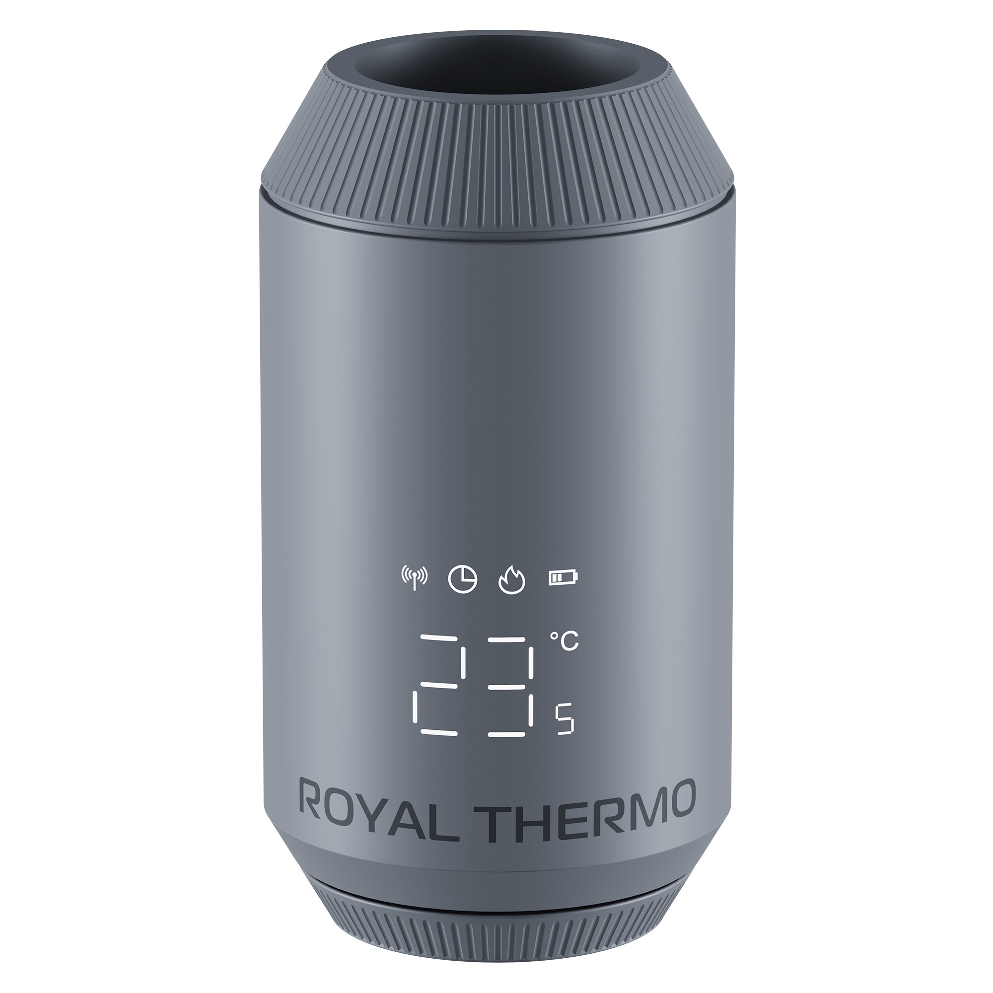 Термостат радиаторный электронный Royal Thermo Smart Heat 2.0 серебристый НС-1735440