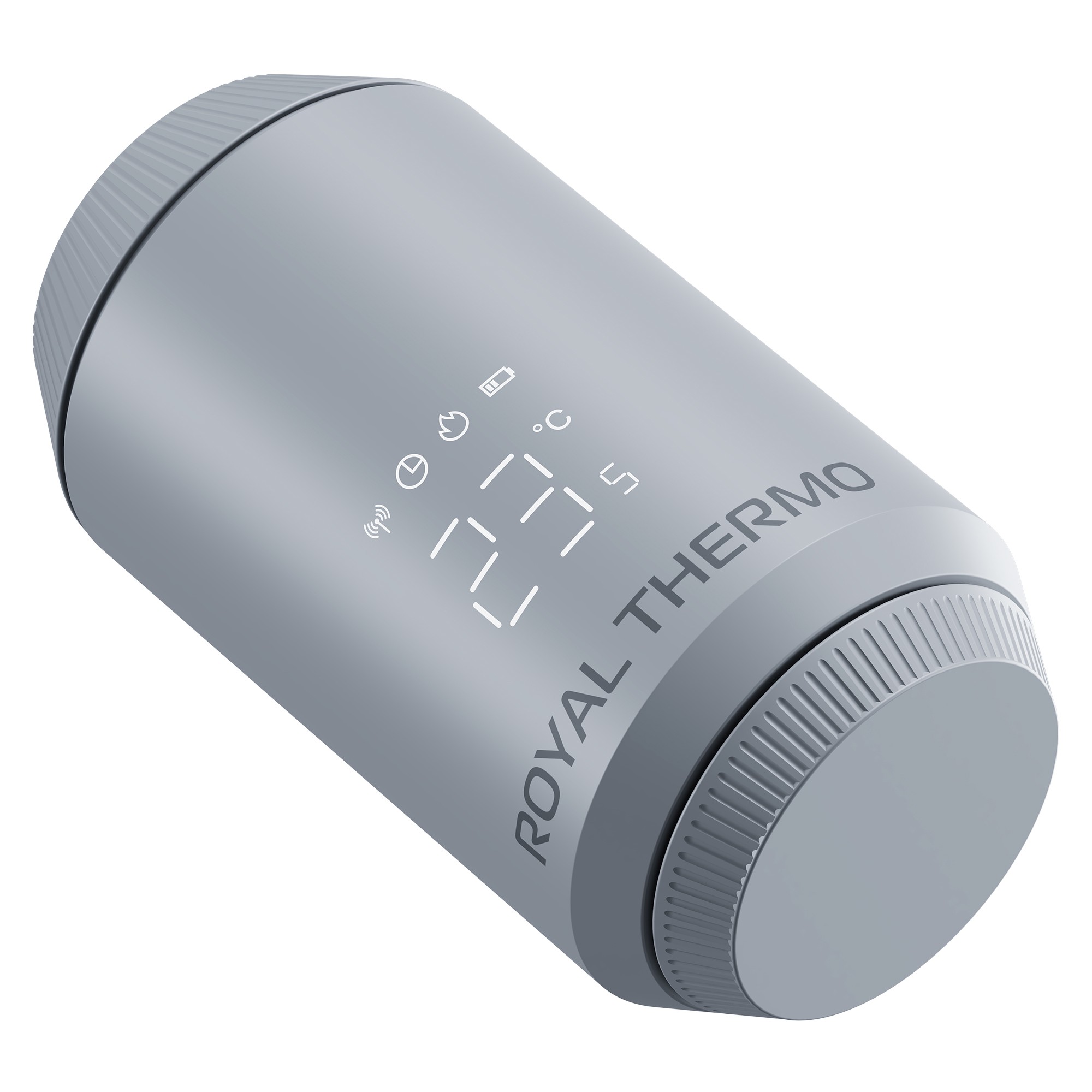 Термостат радиаторный электронный Royal Thermo Smart Heat 2.0 серебристый НС-1735440