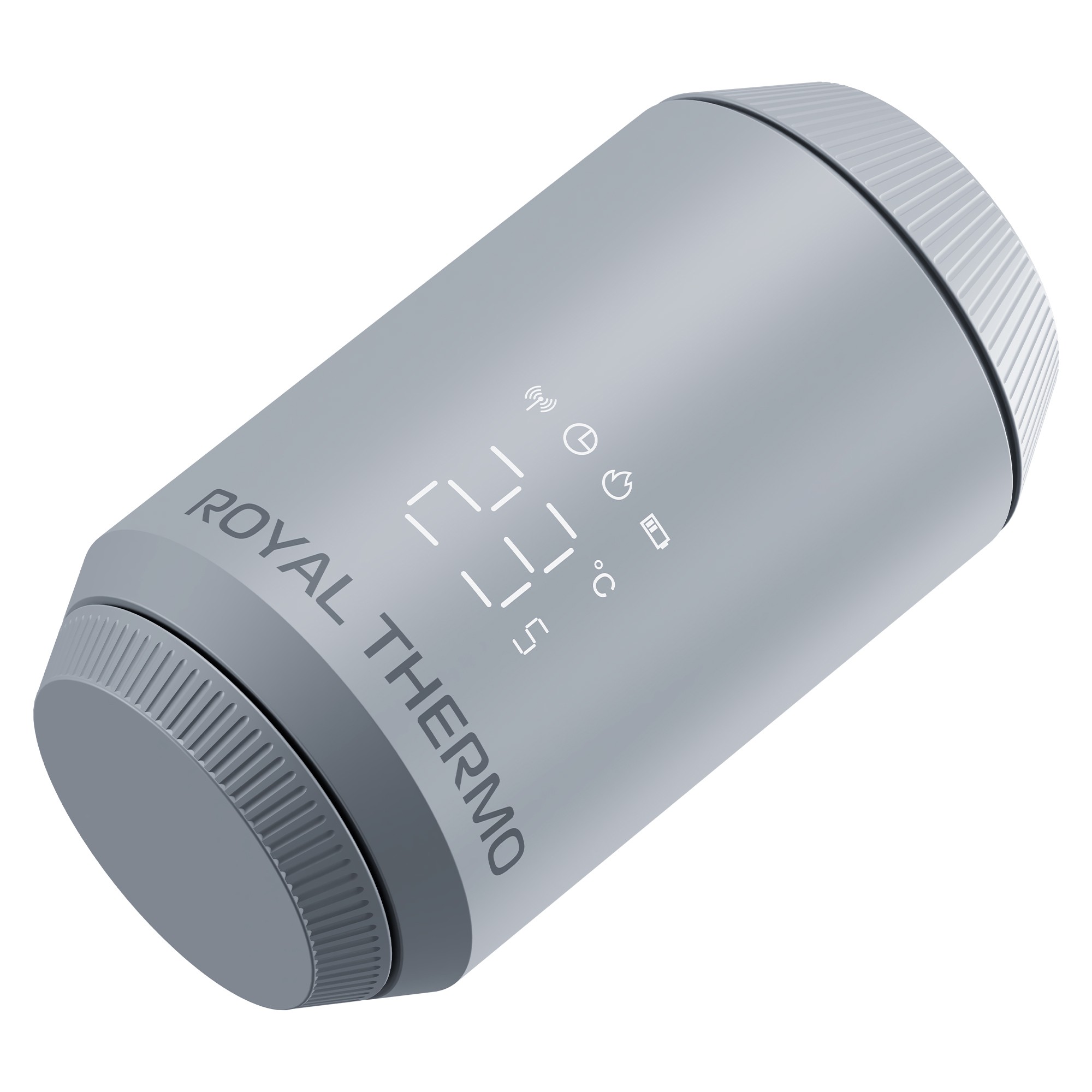 Термостат радиаторный электронный Royal Thermo Smart Heat 2.0 серебристый НС-1735440