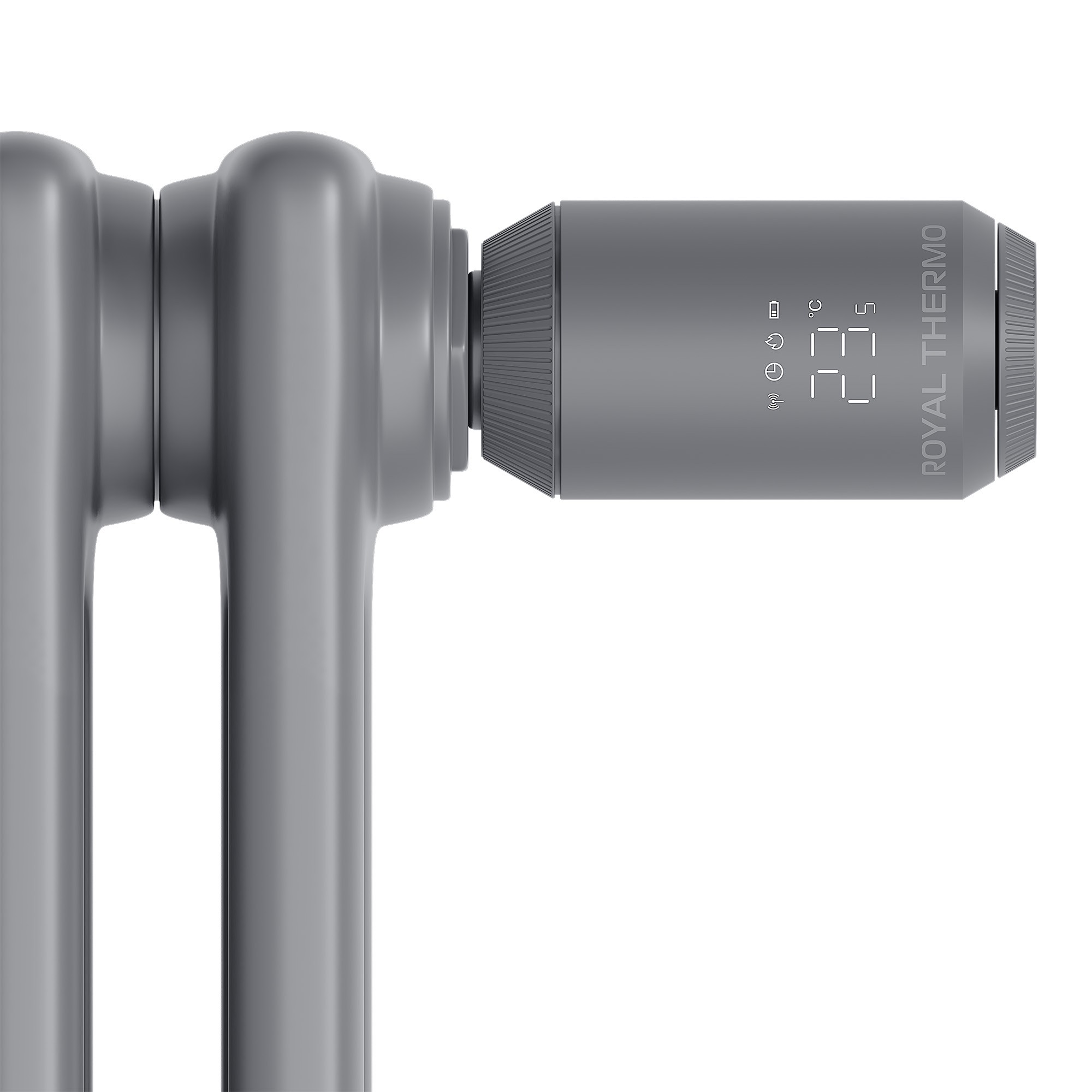 Термостат радиаторный электронный Royal Thermo Smart Heat 2.0 серебристый НС-1735440