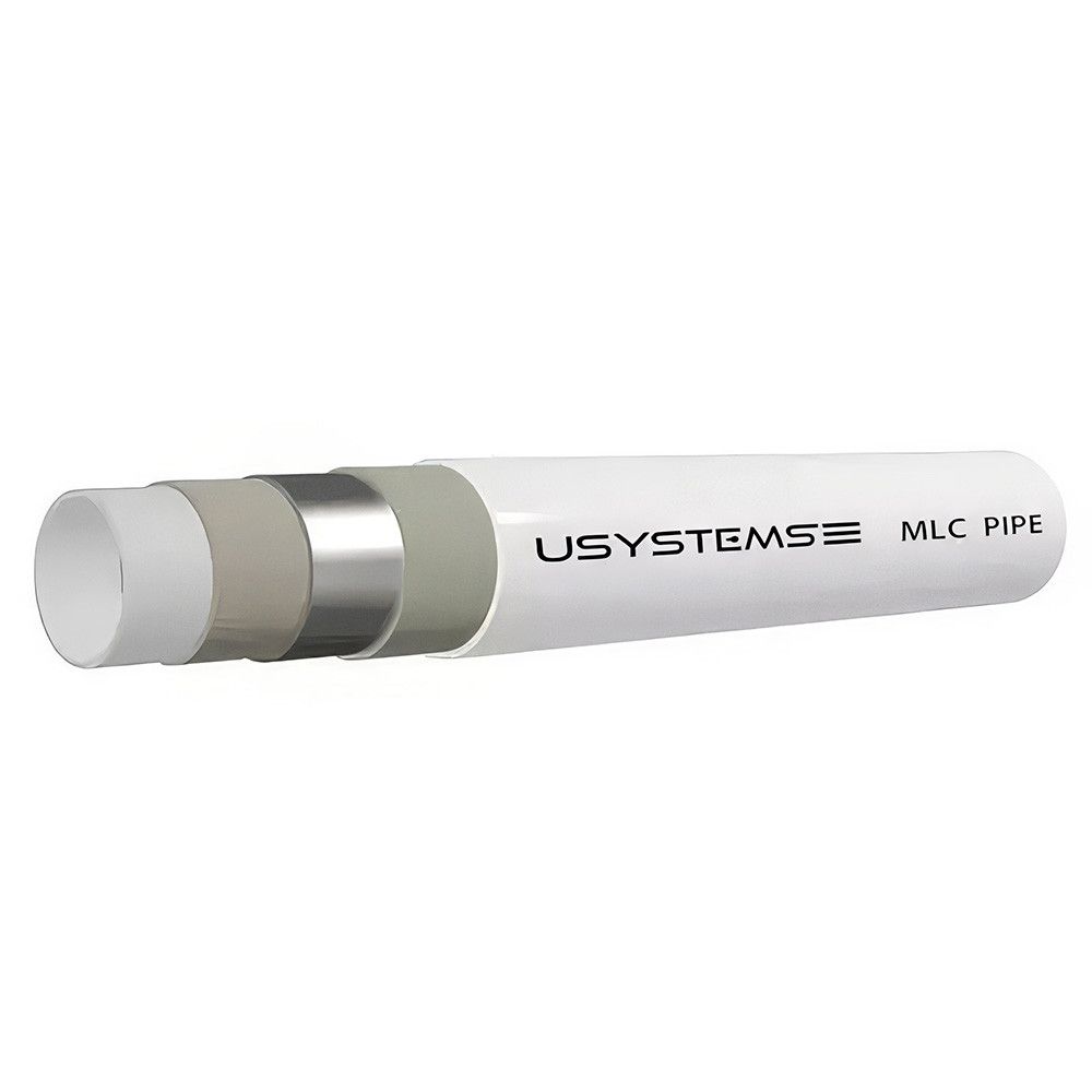 Труба Usystems MLC 16x2,0 мм белая 200 м 1237001