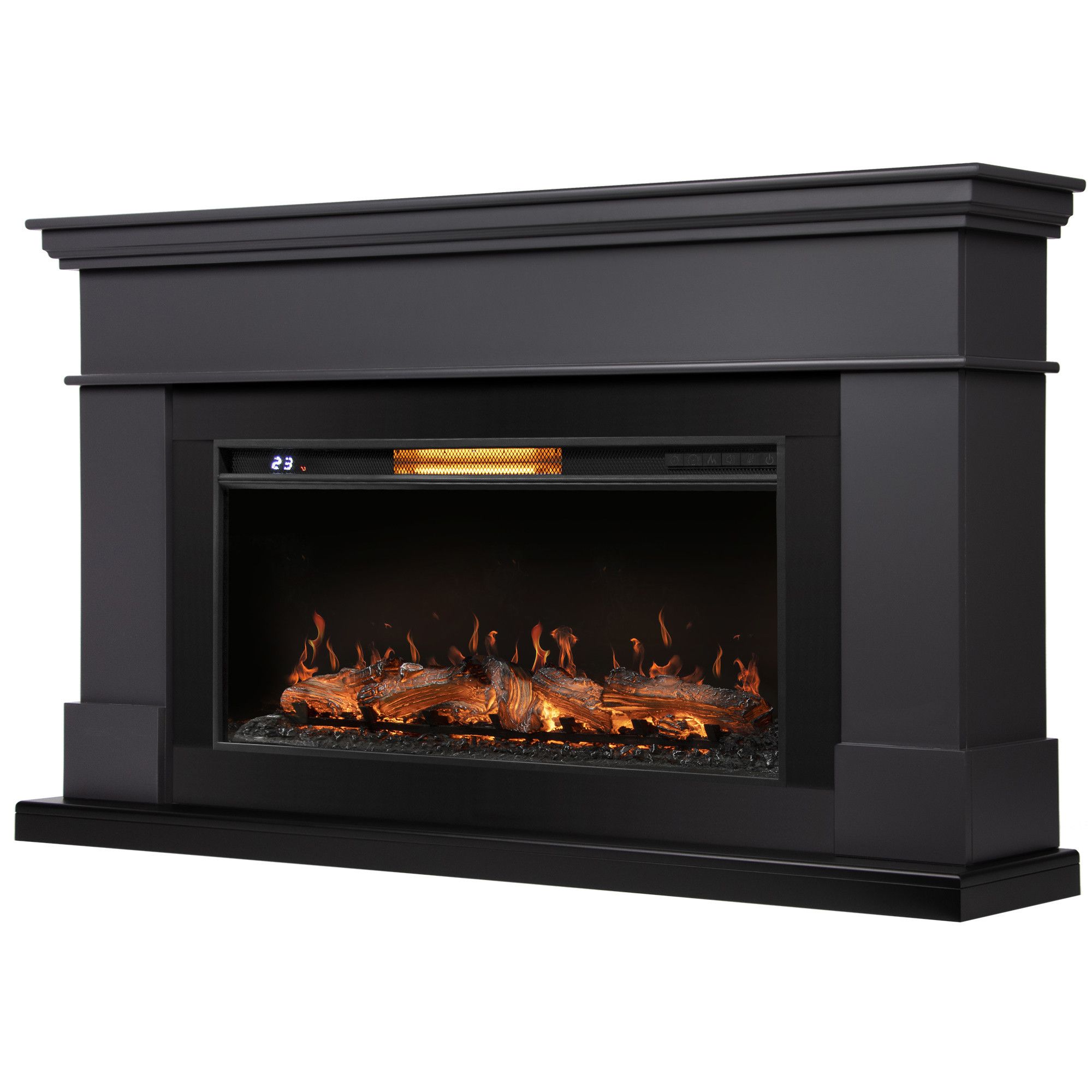 Каминокомплект Royal Thermo: очаг Aurora RTFP/P-AR40LS, портал California 40 графит НС-1799432