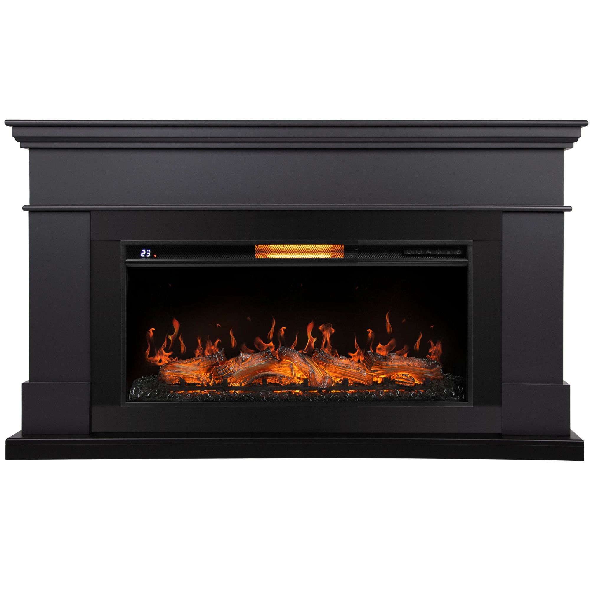 Каминокомплект Royal Thermo: очаг Aurora RTFP/P-AR40LS, портал California 40 графит НС-1799432