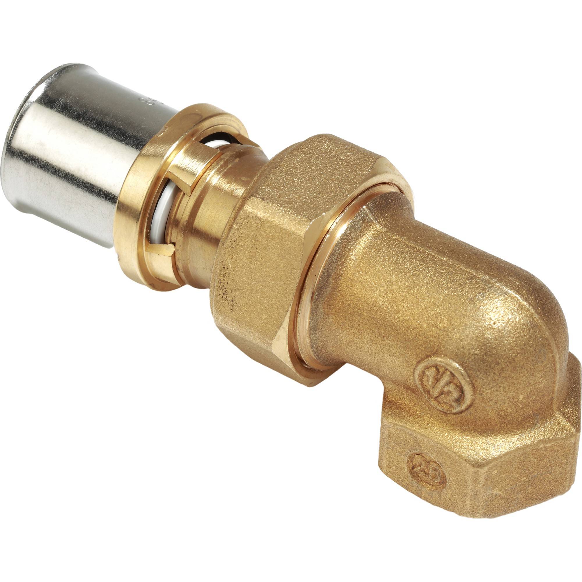 Фитинг угловой Giacomini RM19 1/2 x 20x2 мм с отводом RM19Y037