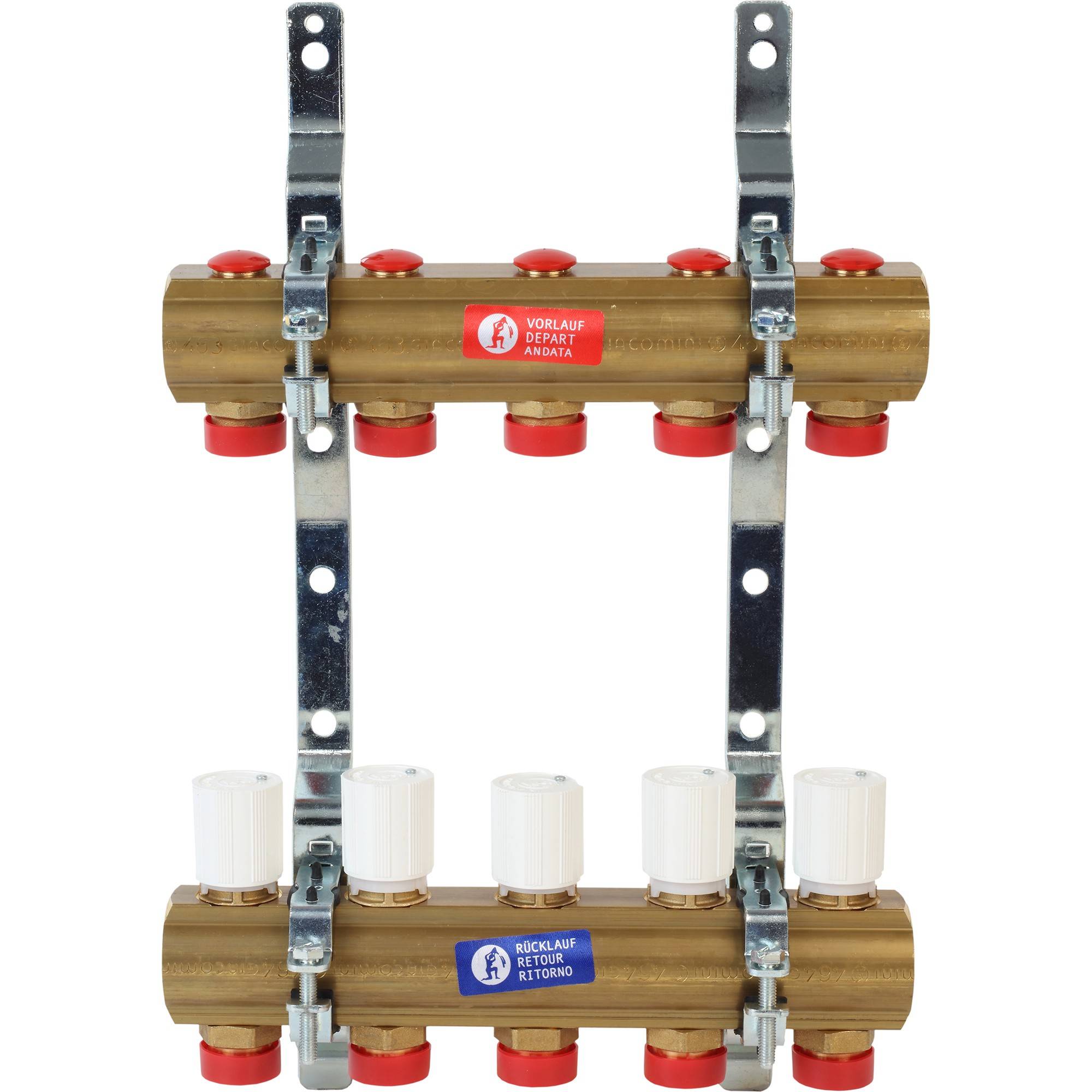 Коллекторный узел Giacomini R553ZY 1 1/4 x 18 на 11 выходов R553ZY031