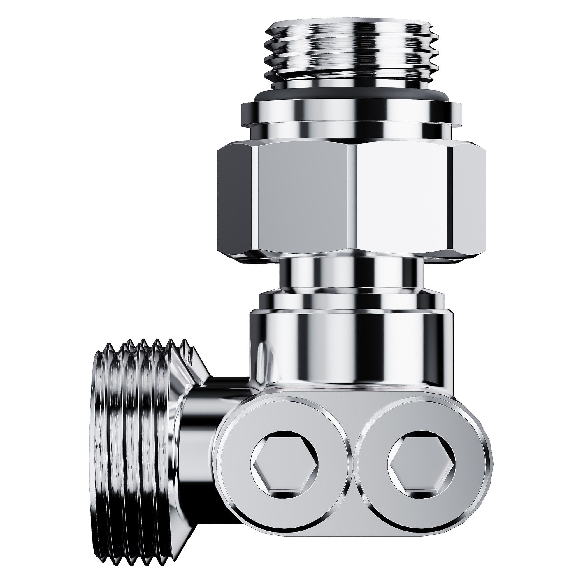 Узел нижнего подключения перекрестный Royal Thermo Design угловой 1/2"х3/4" EK (хром)