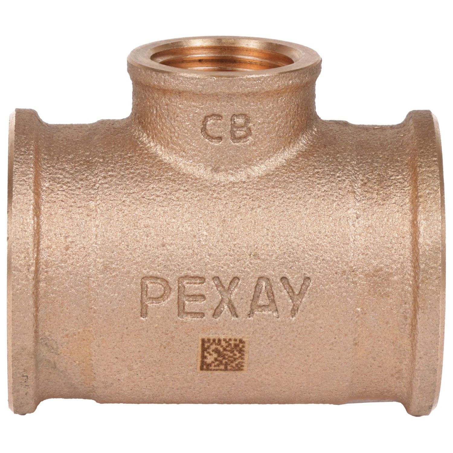 Тройник бронзовый REHAU Aurline редукционный Rp1xRp1/2xRp1 18772641001