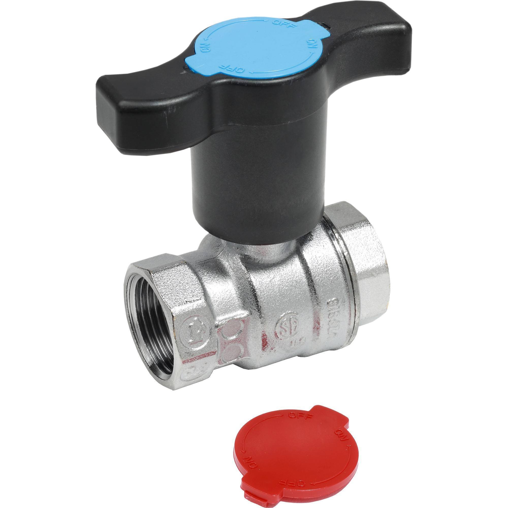 Кран шаровой Giacomini R851T 1 1/4 ВР-ВР полнопроходной с удлиненной ручкой R851TX006