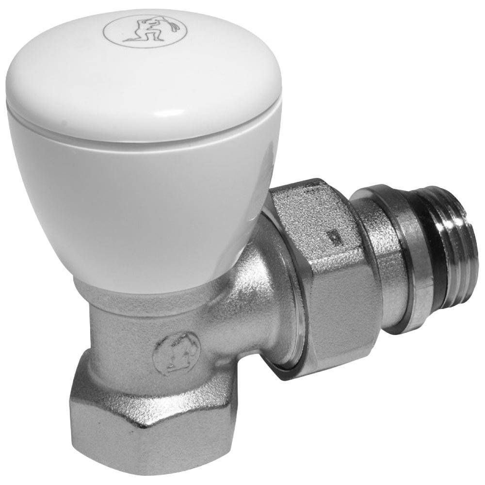 Клапан радиаторный угловой ручной Giacomini R5 3/8 R5X032