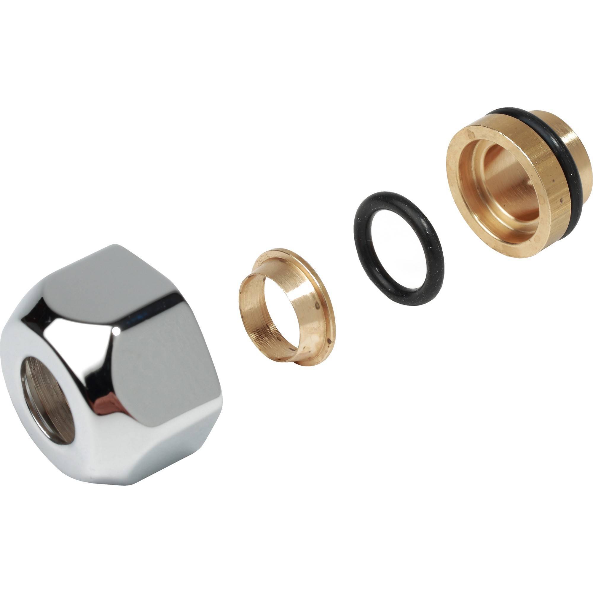 Адаптер Giacomini T178C для медной трубы 16 x 15 мм хромированный T178CX016