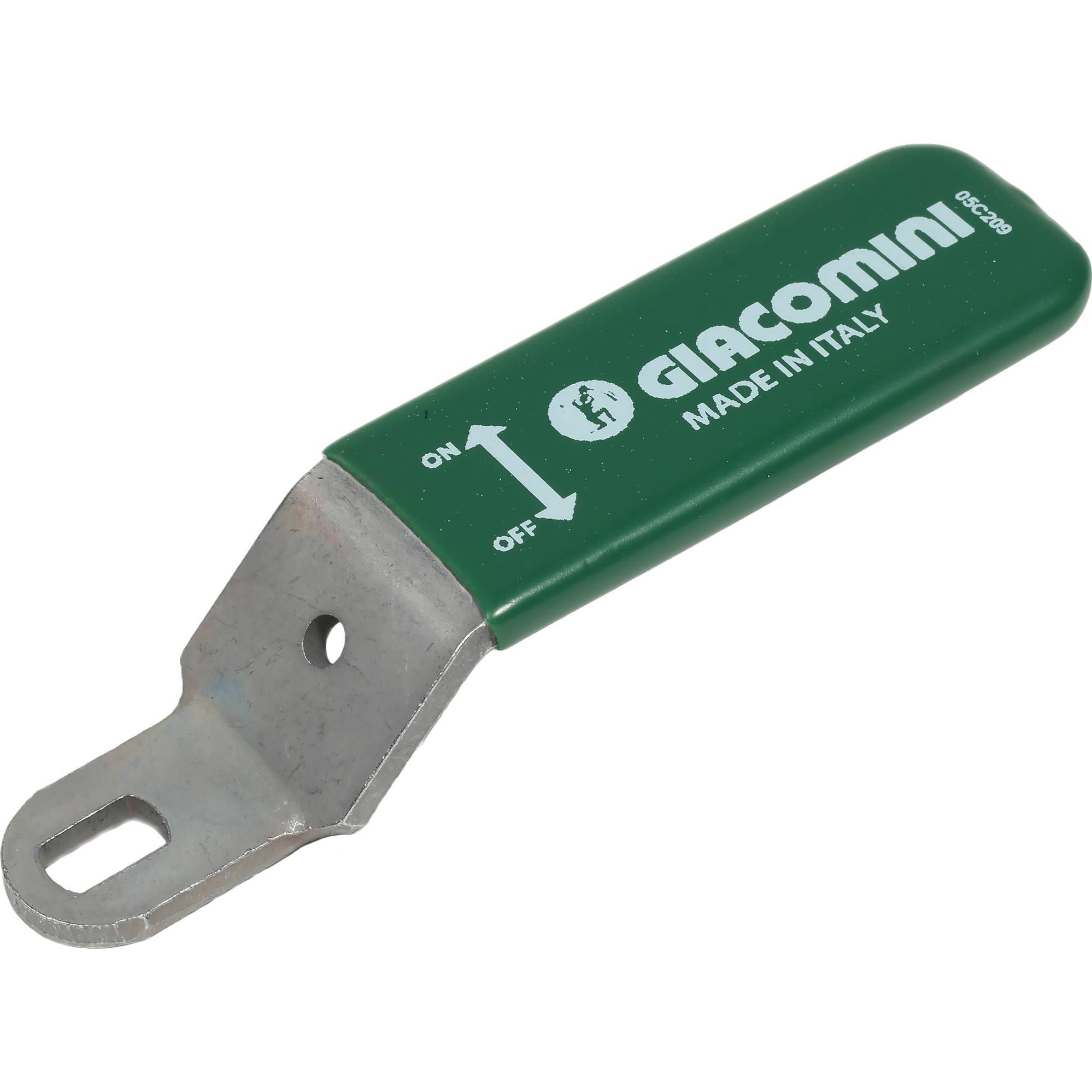 Рукоятка рычажная Giacomini зеленая 3/4-1 1/4 дюйма P31LVY103