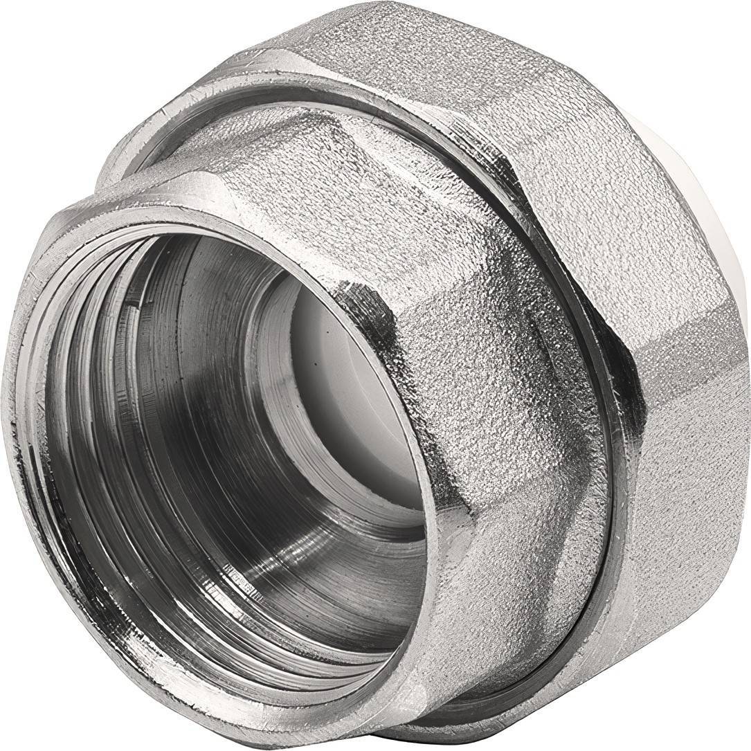 Муфта комбинированная разъемная THERMOLIGHT PP-R ВР 20х1 белая НС-1620516