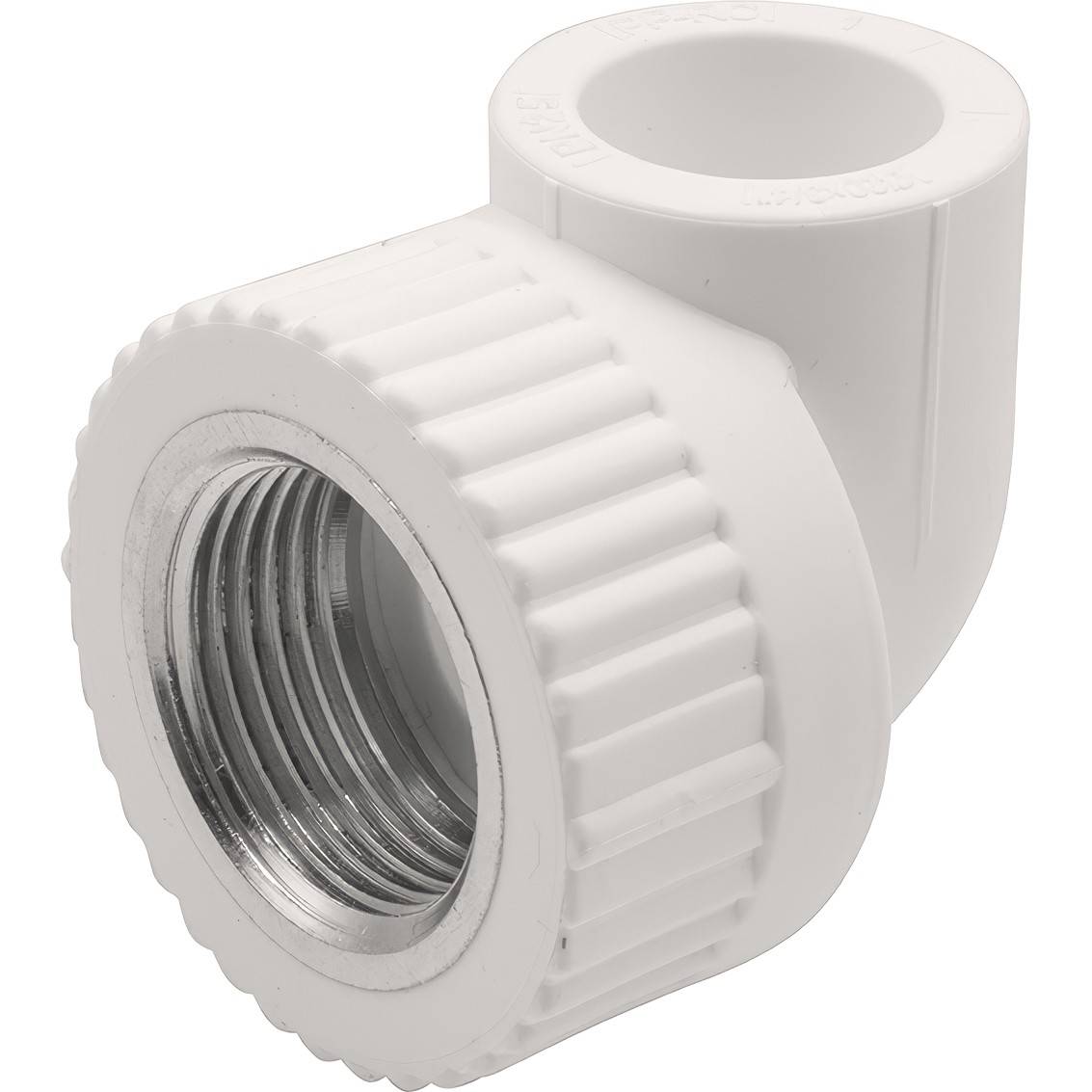 Угольник комбинированный 90° PP-R THERMOLIGHT 20 мм x 3/4 ВР белый НС-1620665