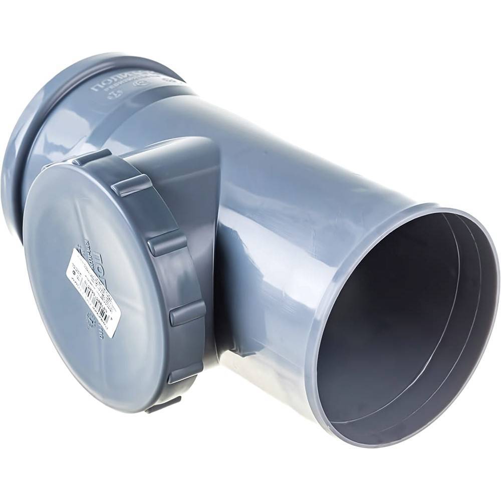 Ревизия 110 мм для внутренней канализации Политэк 1306882