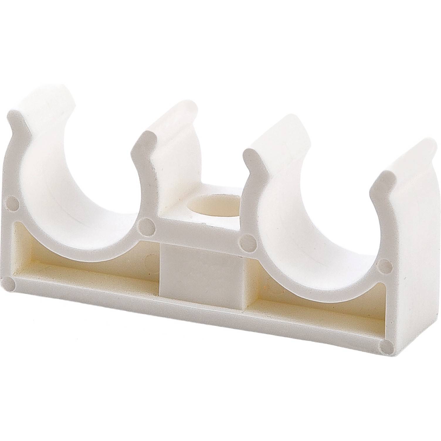 Опора для труб PPR двойная Lammin с фиксатором 32 мм 1160747