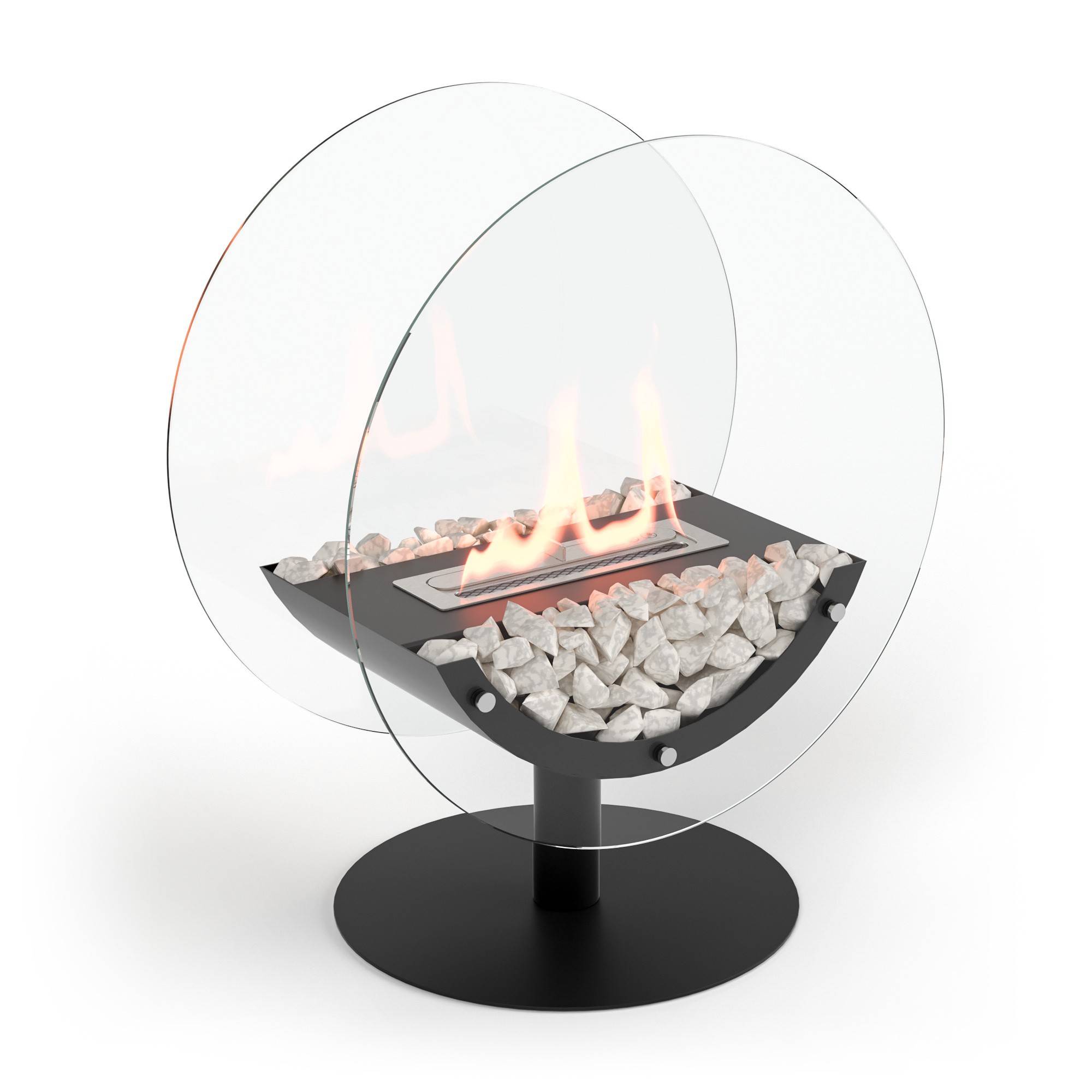 Биокамин напольный Royal Thermo RTBFP-F500L Lens