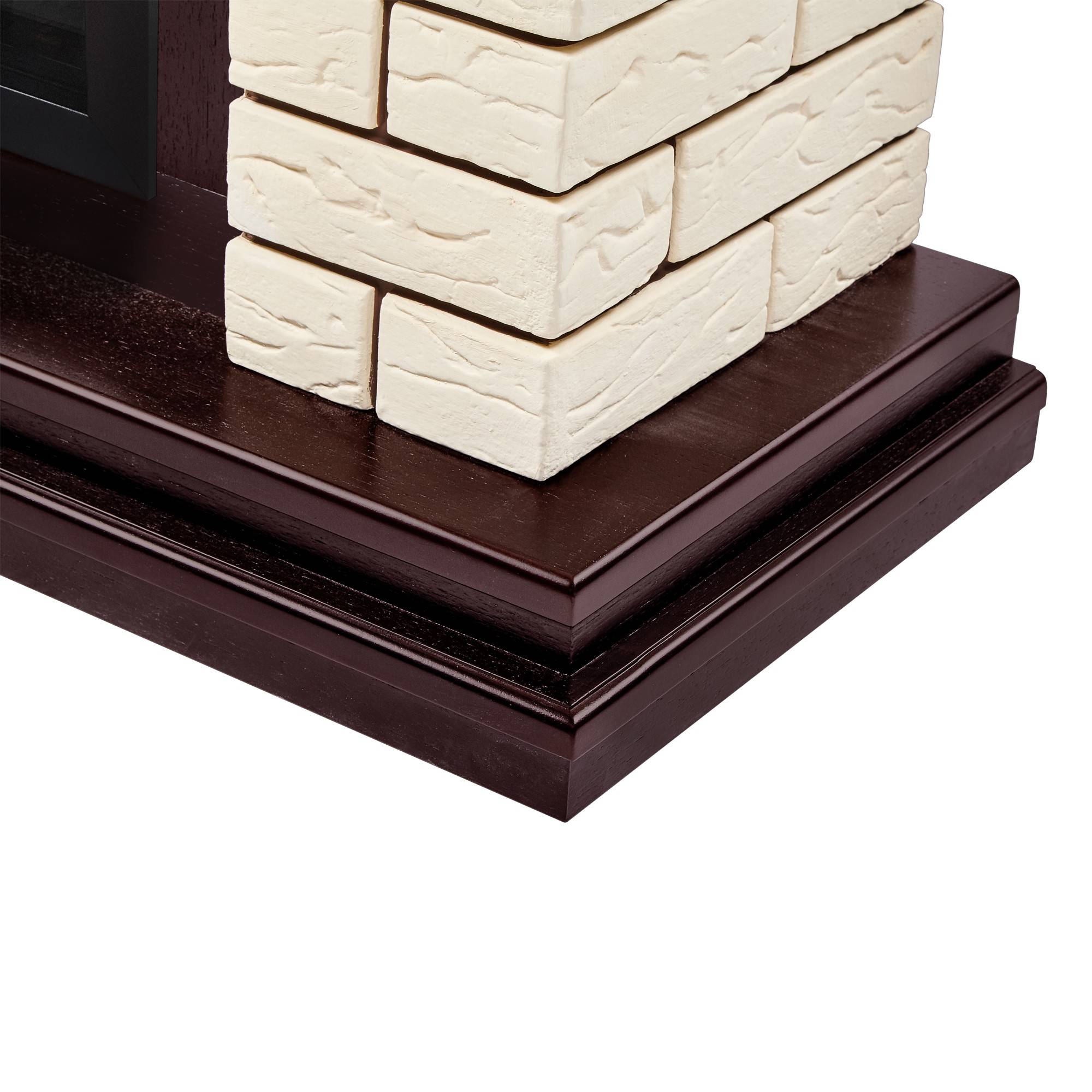 Каминокомплект Electrolux Bricks 25 камень бежевый шпон темный дуб с очагом EFP/P-2720RLS 1341177