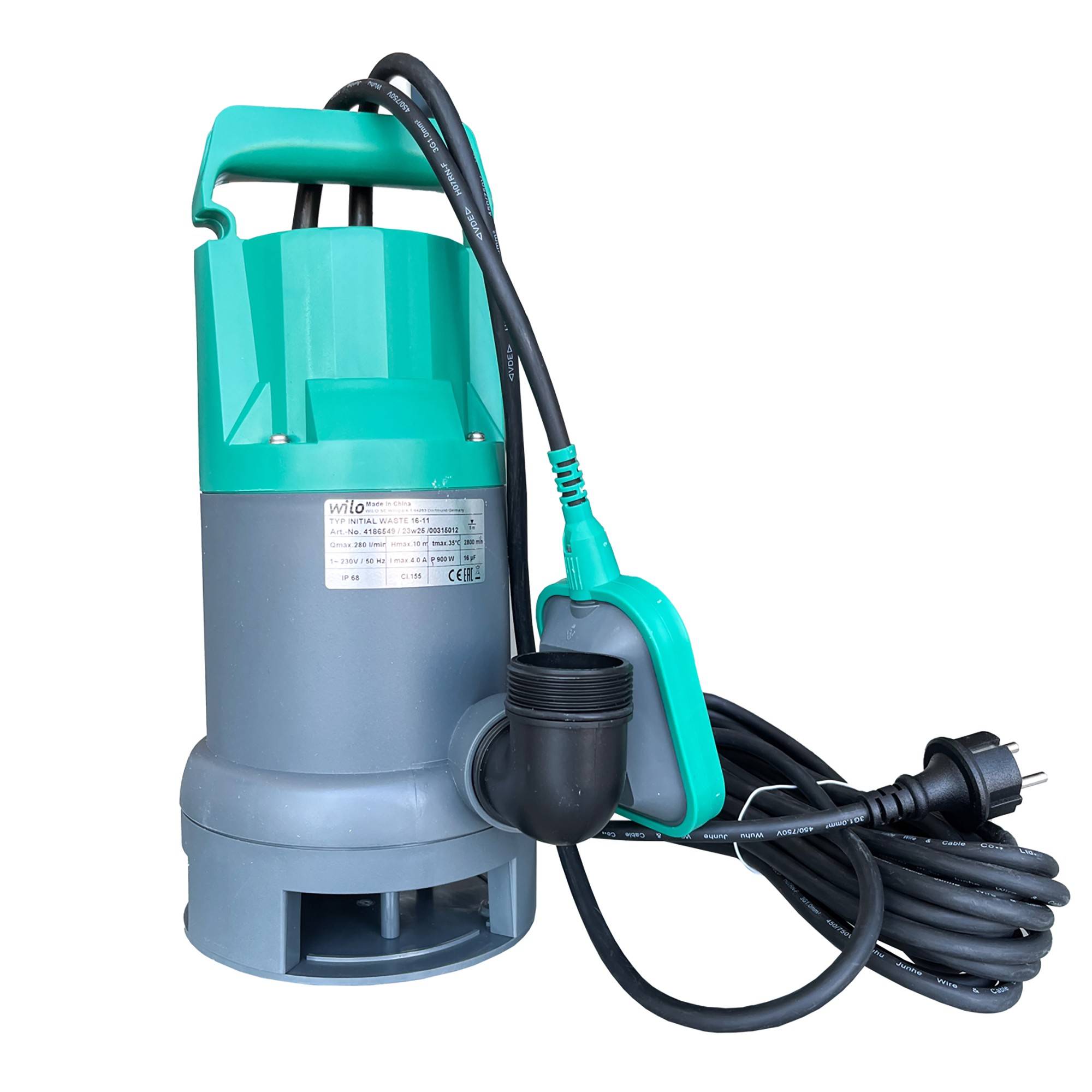 Насос дренажный Wilo Initian WASTE 16-11 4245565
