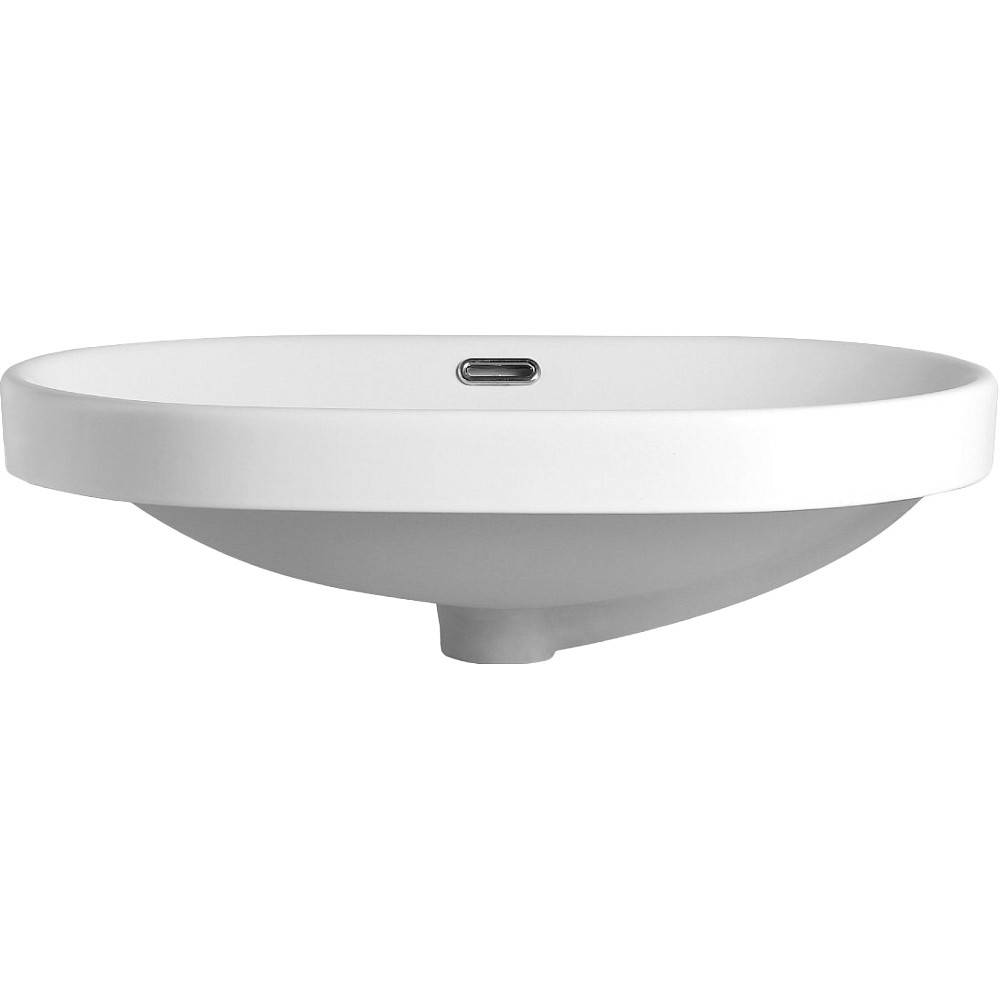 Раковина Orange B05-600W встраиваемая сверху санфарфор белый глянец B05-600W
