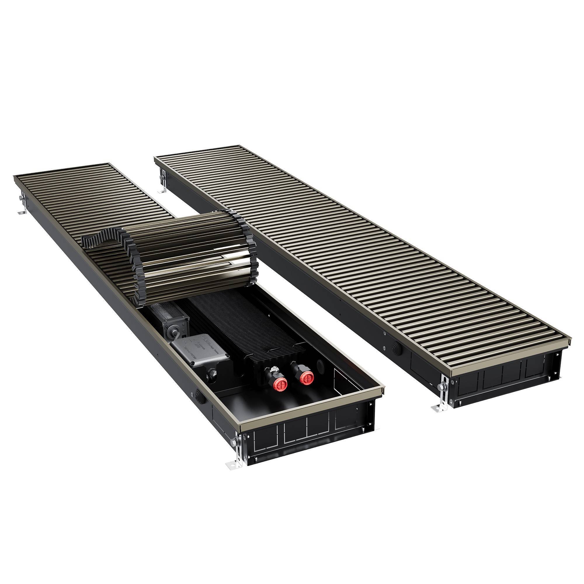 Конвектор внутрипольный Royal Thermo ATRIUM TURBO 80x250x2100 мм инверторный DG-U-LB 1698899