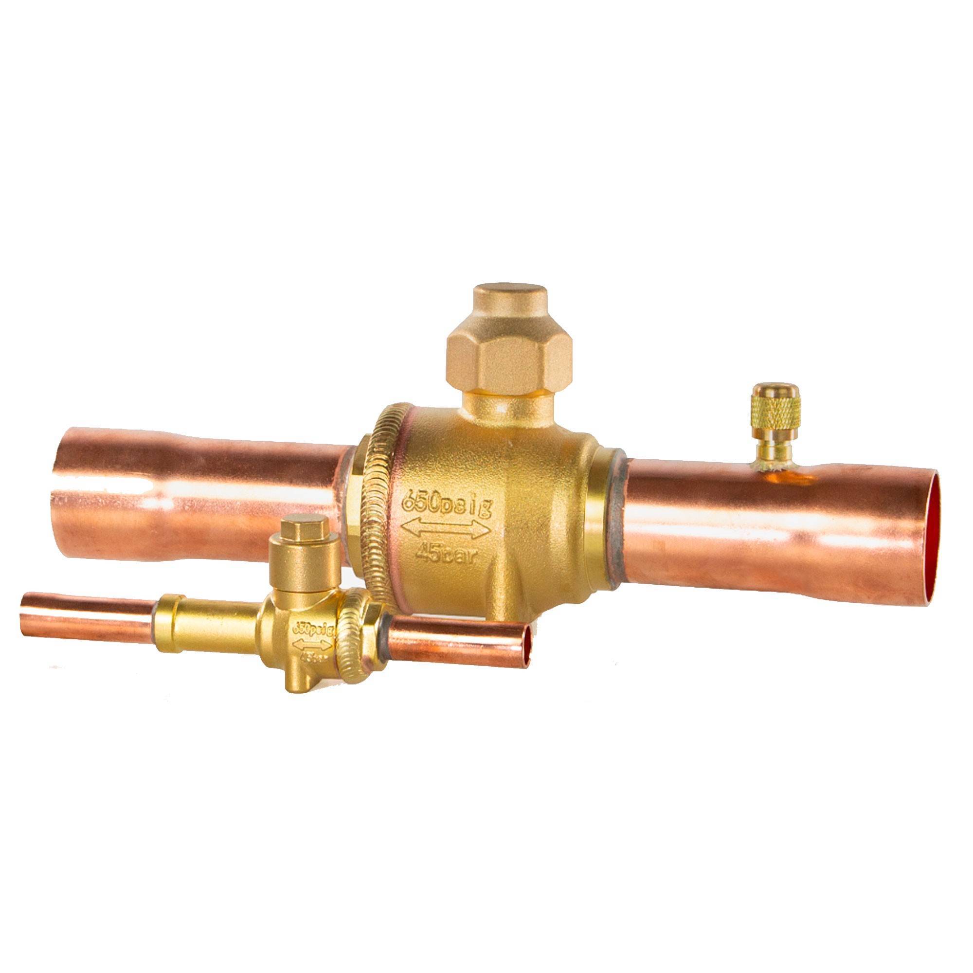 Кран шаровой Ридан GBC 6s 1/4 ODF с портом 009G7020R