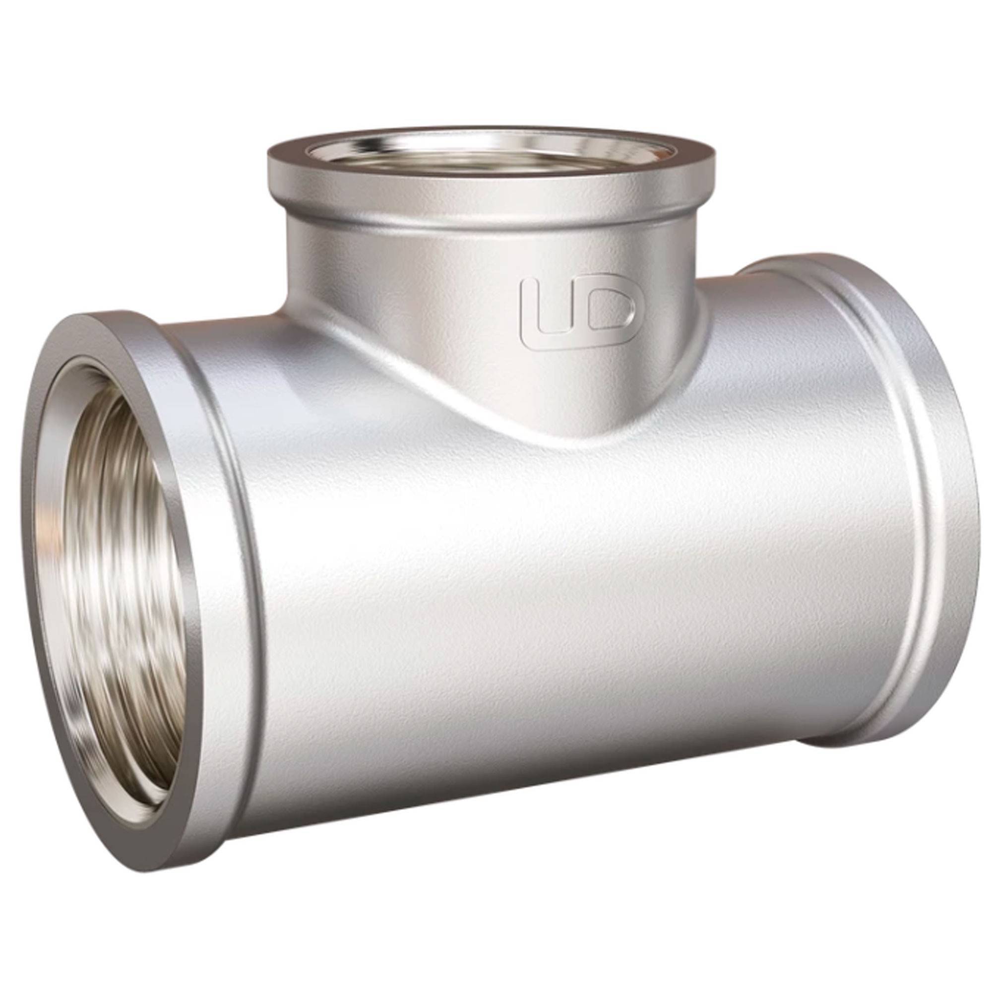 Тройник прямой LD Pride DN20 ВР-ВР-ВР латунь никелированная НС-1558173