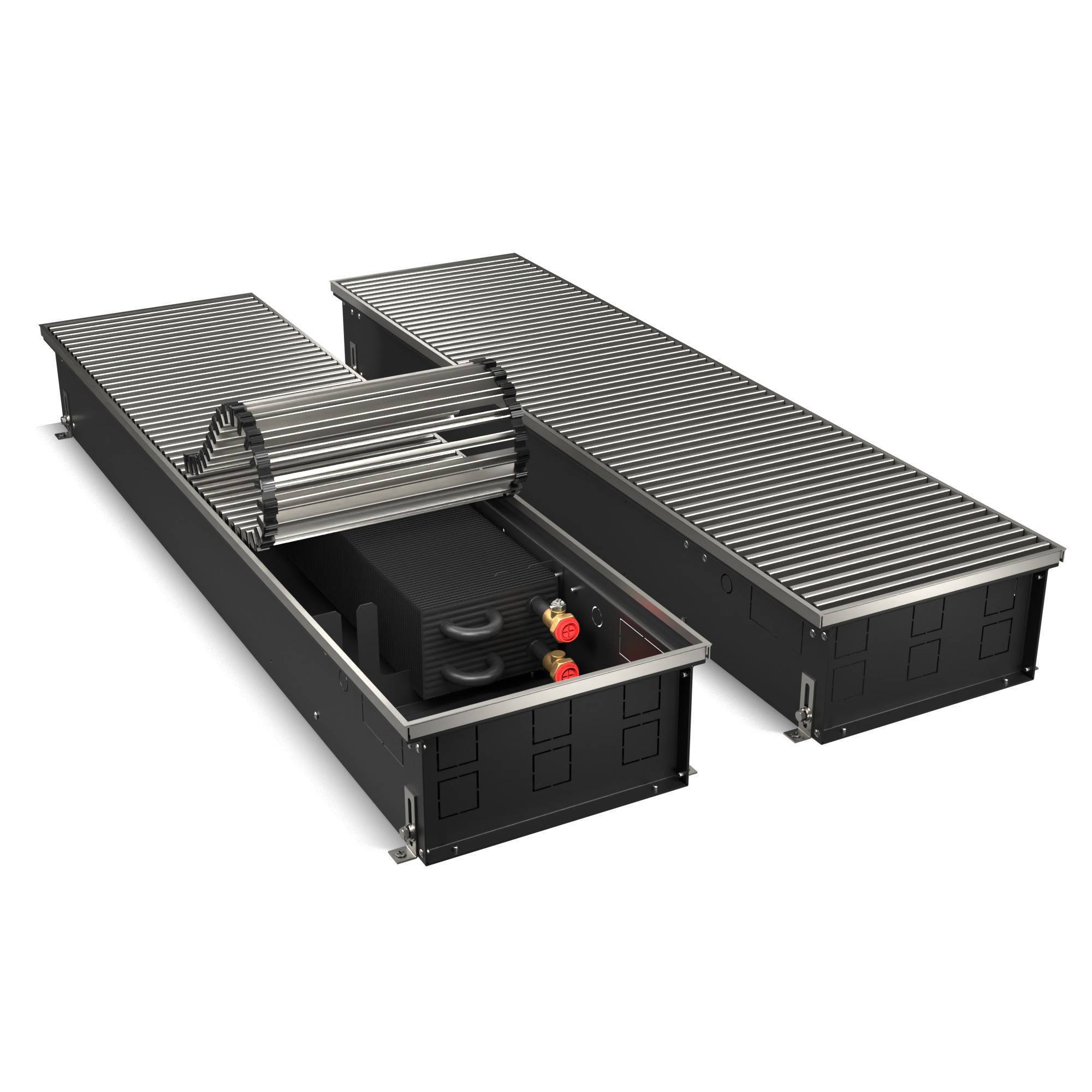 Конвектор внутрипольный Royal Thermo ATRIUM 150x300x2300 мм DG-U-NA натуральный алюминий НС-1522717