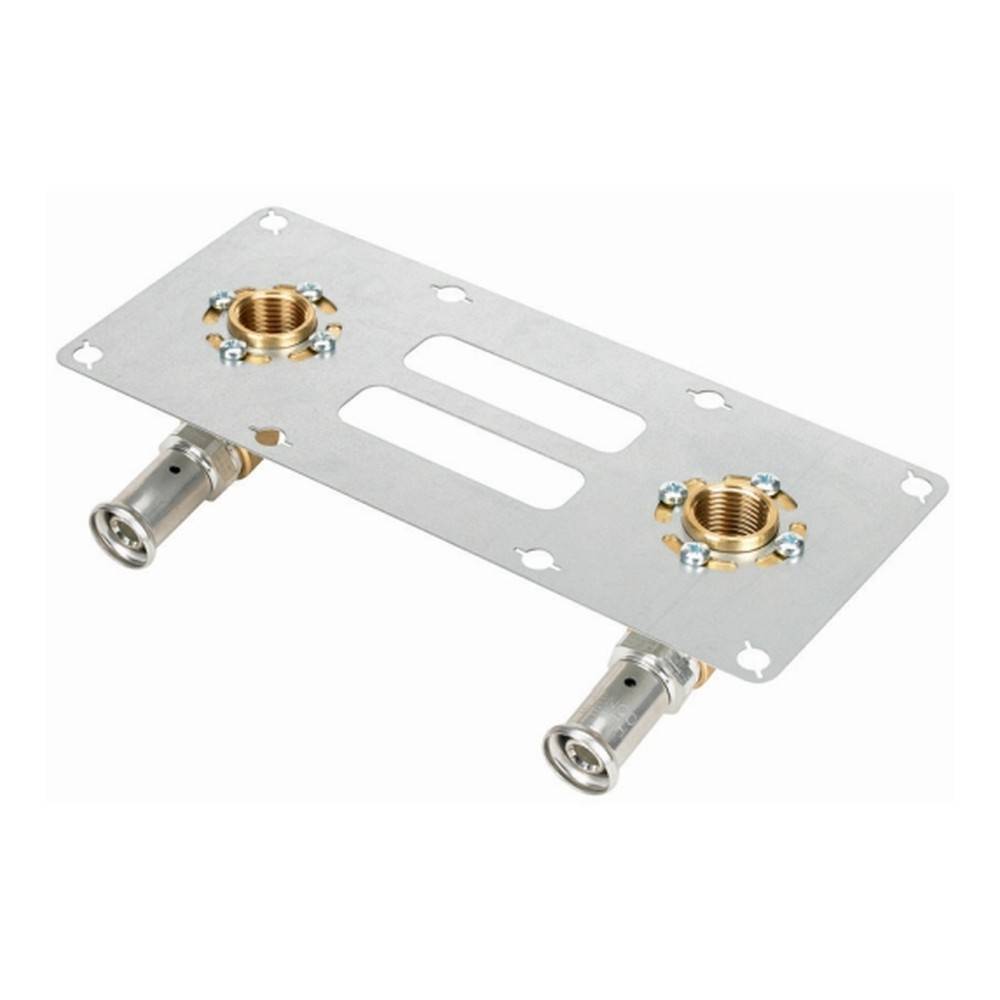 Водорозетка HENCO двойная для гипсокартона латунь пресс 20x1/2 11PK-2004