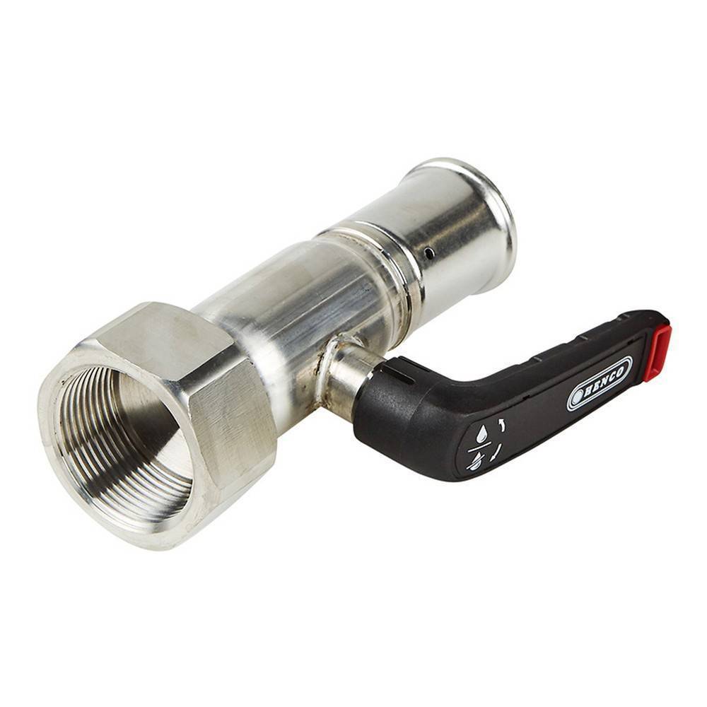 Кран шаровой Henco из нержавеющей стали пресс-ВР 32x1 1/4 17-3210