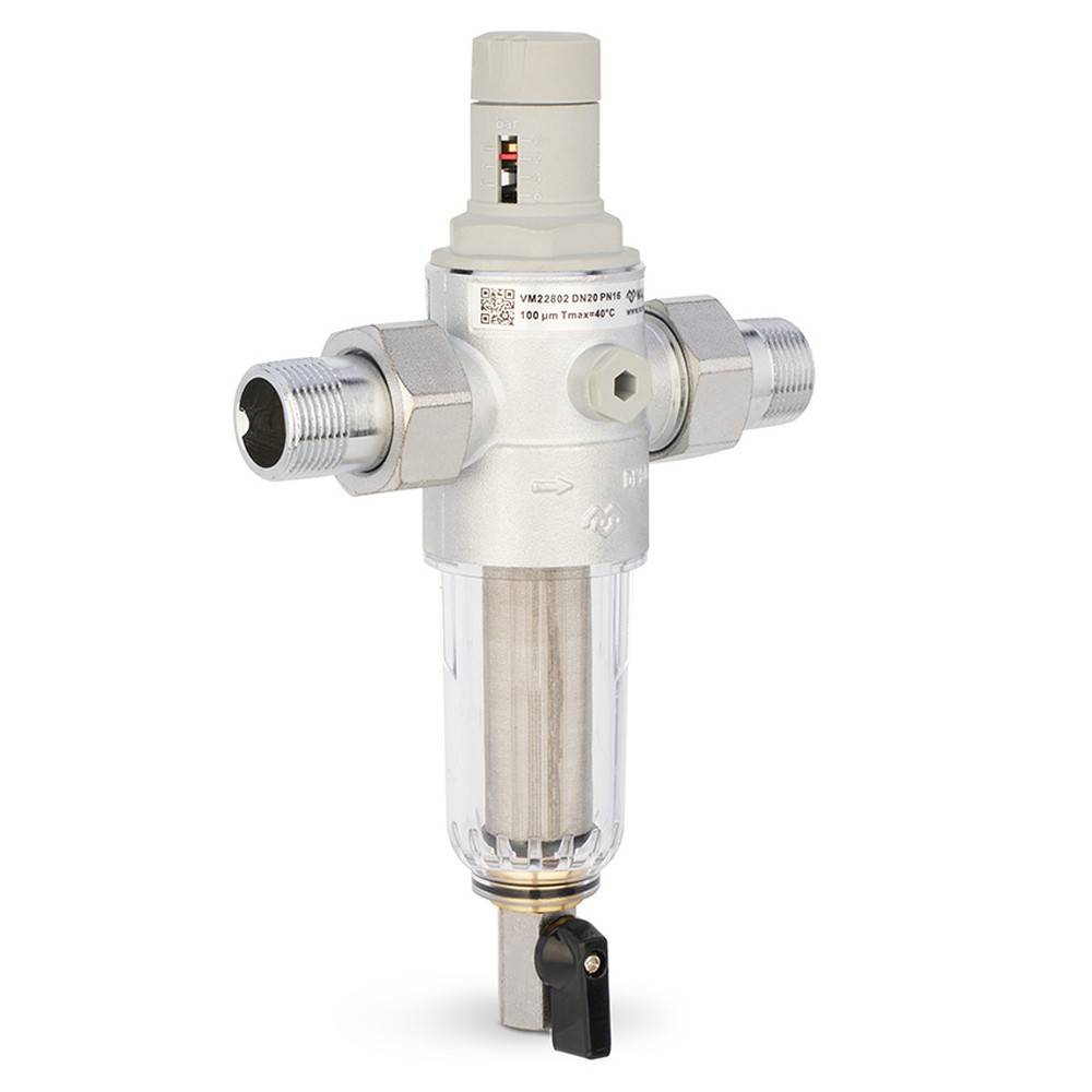 Фильтр сетчатый промывной комбинированный VARMEGA 3/4 PN16 для ХВС VM22802