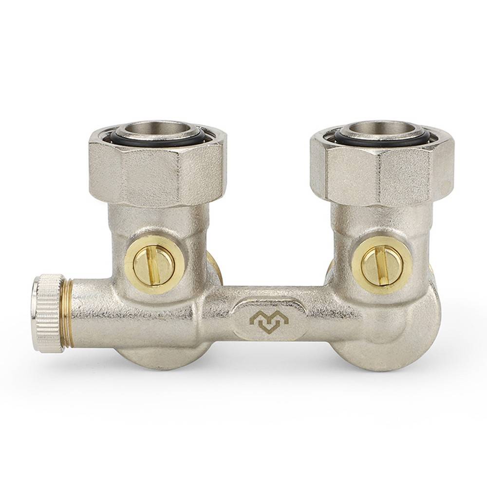 Узел нижнего подключения Varmega угловой 3/4 EK x 3/4 EK для однотрубных систем VM13801