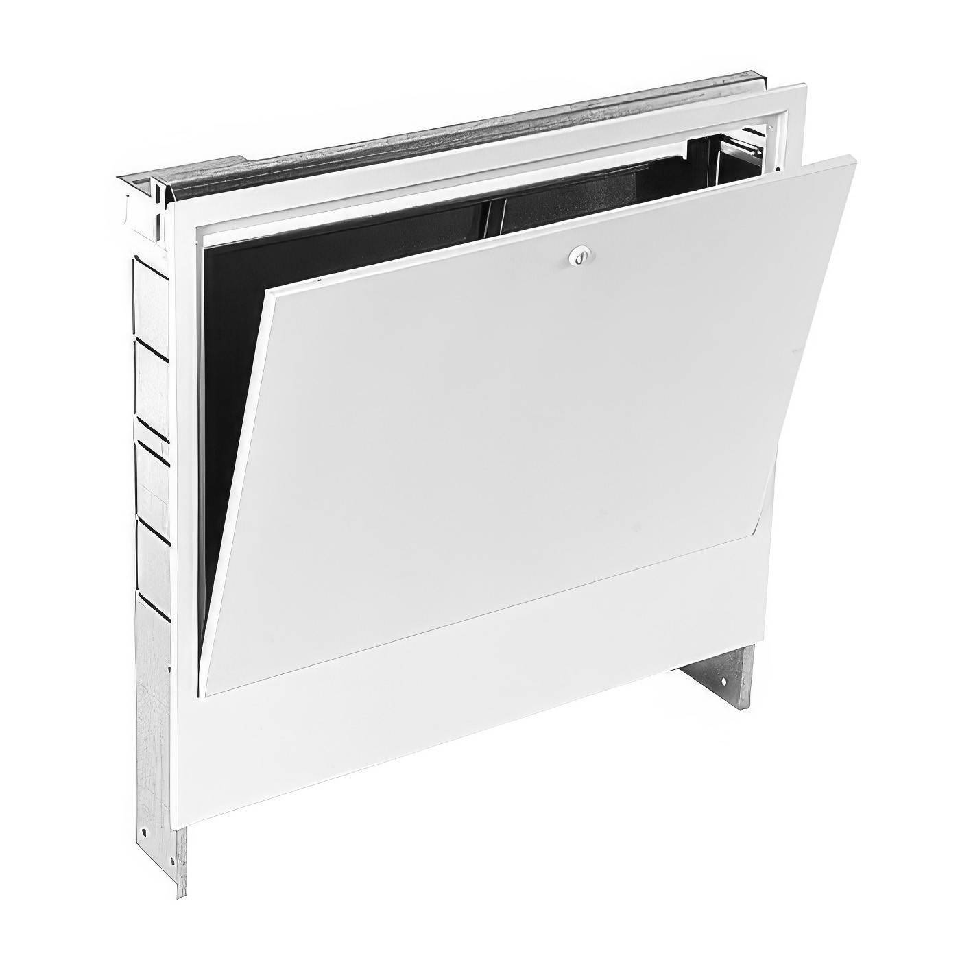 Шкаф коллекторный встраиваемый HENCO 455х575-665х110-175 мм RAL 9003 1647507